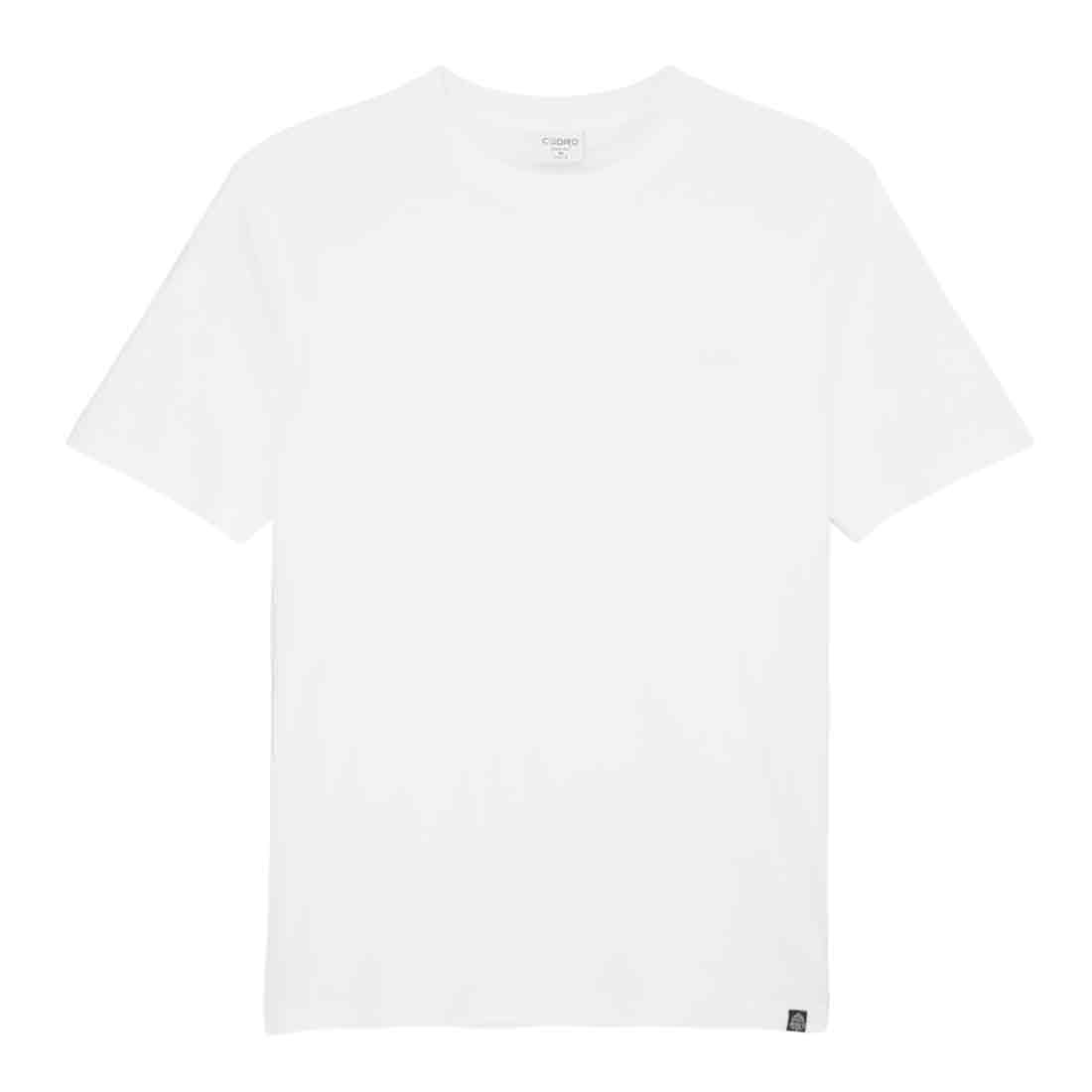 CEDRO-Essential Slim Fit Chest Logo Tee