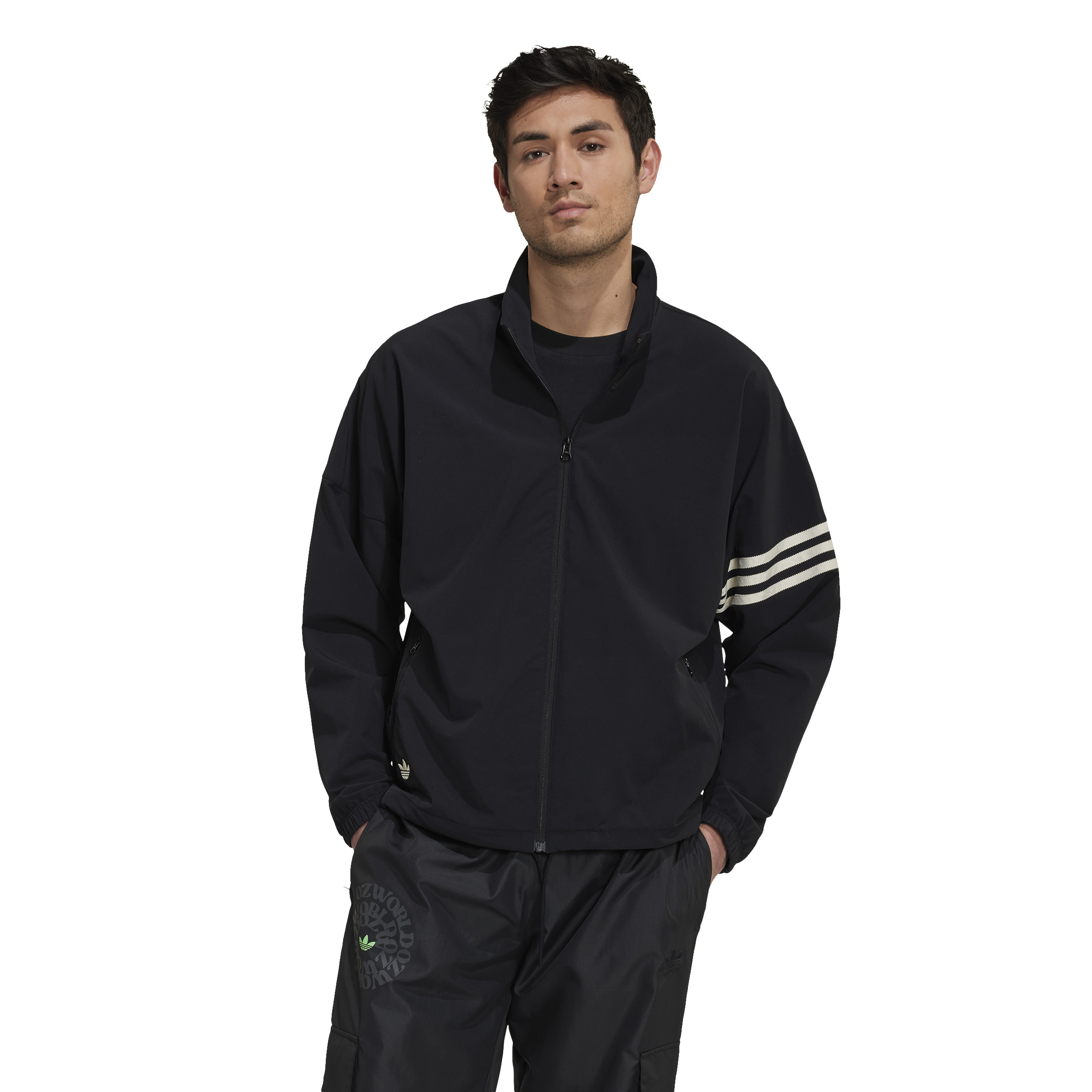 Adidas new c tracktop jacket black for men