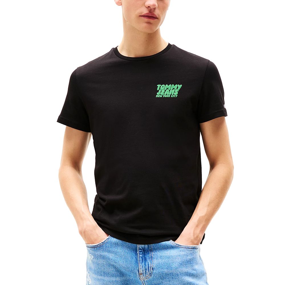Tommy Jeans - Slim Bubble Print Ss Tee Ext