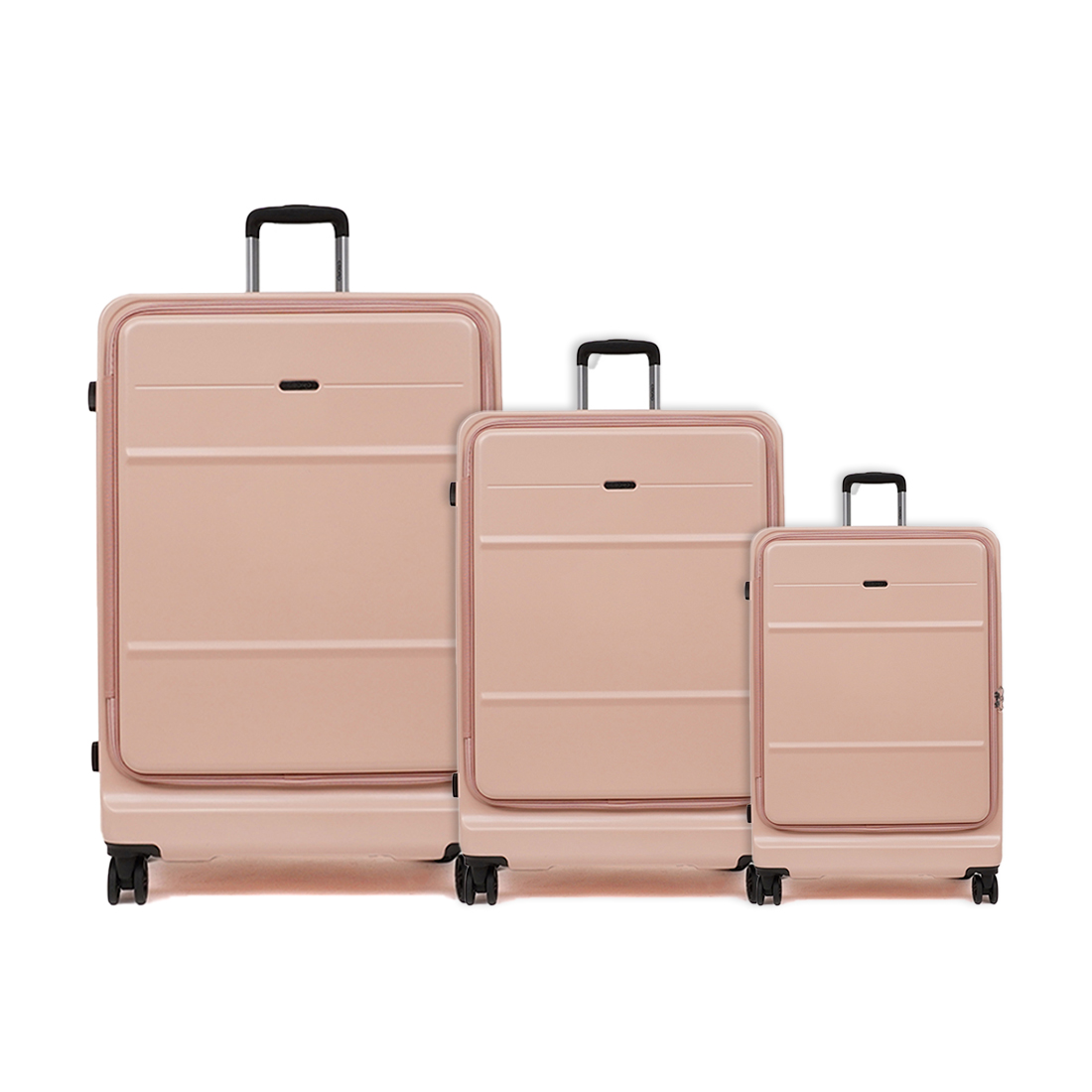 Cedro Luggage Set 3 Pcs - Premium Quality,Front Pocket