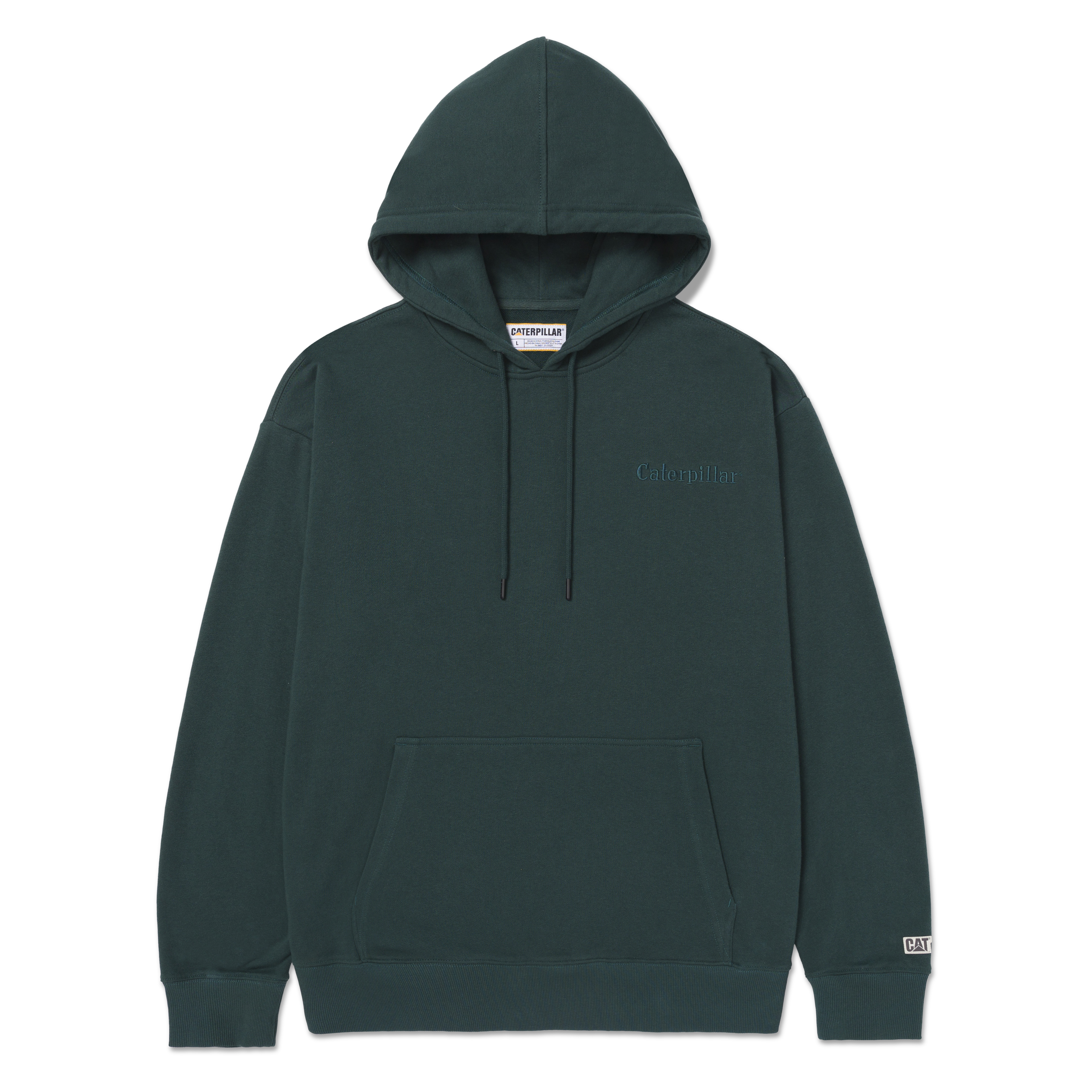 CAT-Relaxed French Terry Hoodi For Men