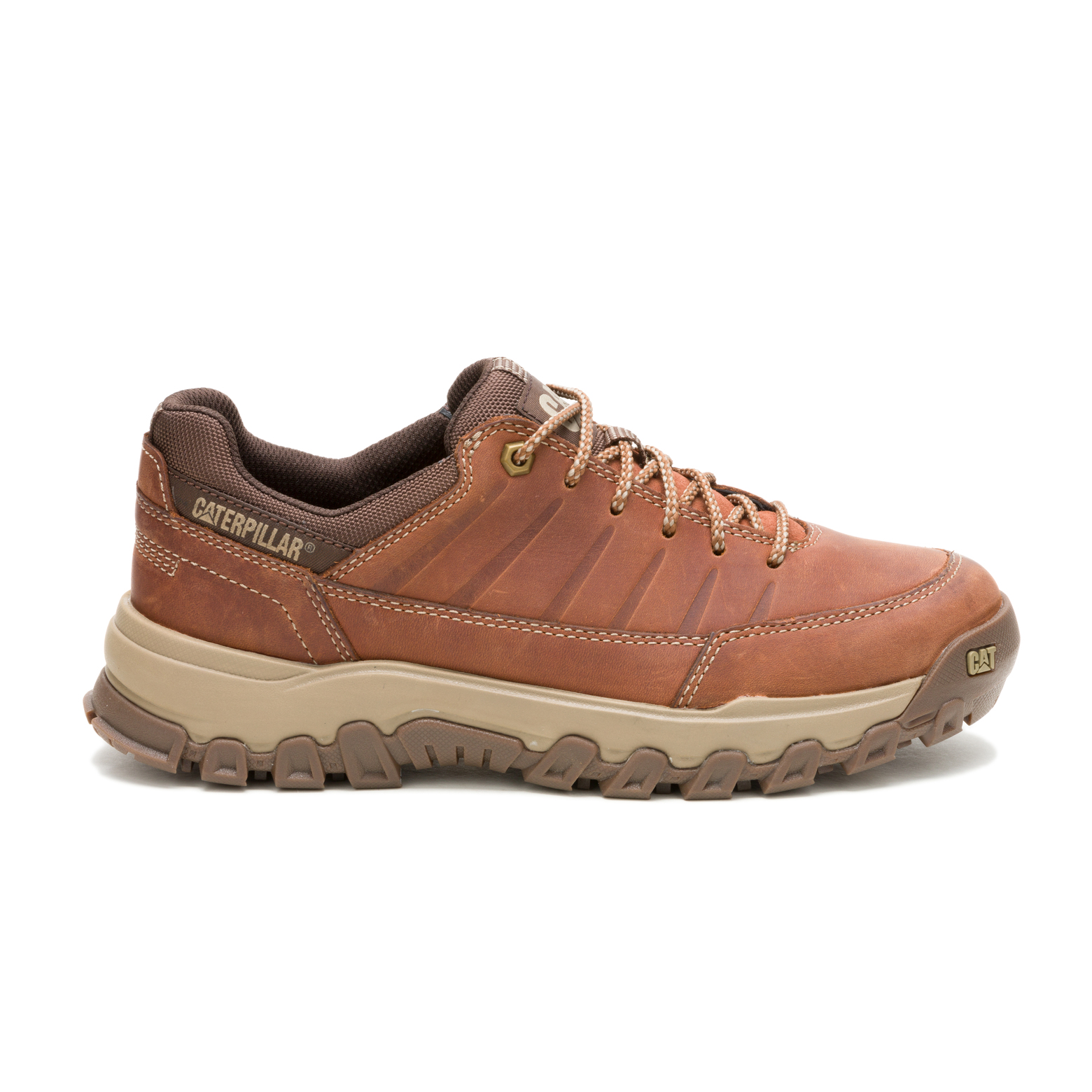CAT-Threshold Rebound Low Brown Leather For Mens