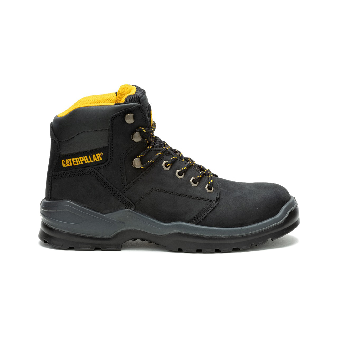 Caterpillar Striver ST S3 for Mens Steel Toe Boots Black