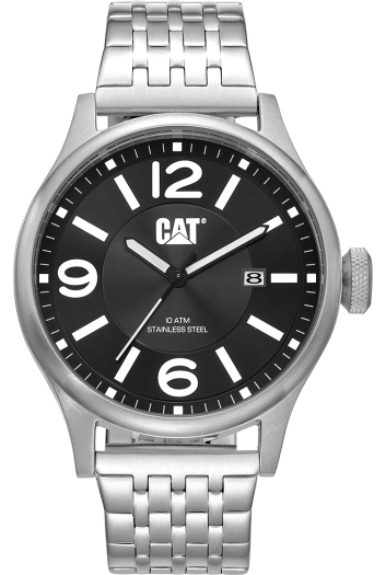 Cat-Diam Stainless Steel Black/White Men'S Watch