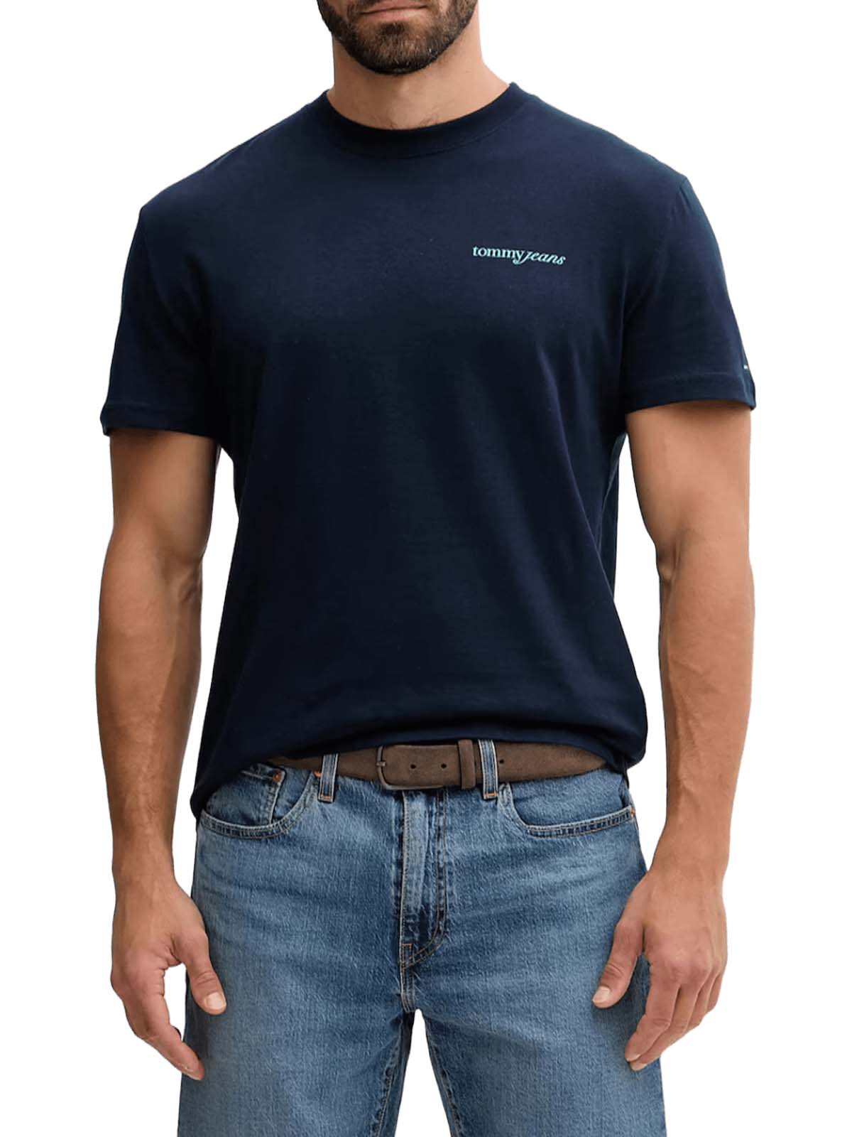 Tommy Jeans- Tjm Reg Blur Script Back Tee Ext