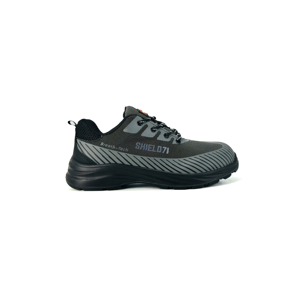 Shield71 RUSH ST S1P Men’s Safety Shoes | Steel Toe, Kevlar Plate, Slip-Resistant, Memory Foam Insole, Breath-Tech & Shock Absorber