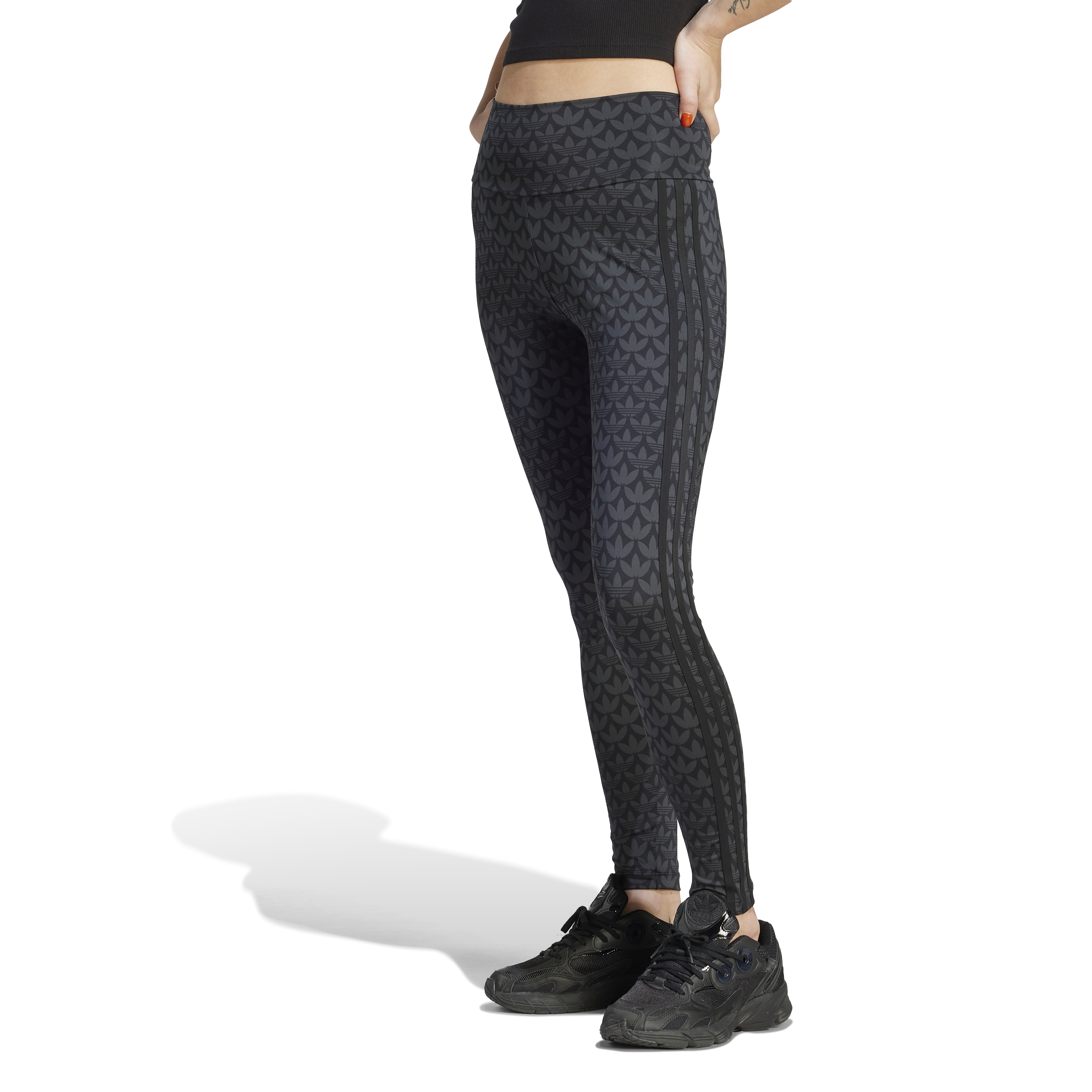 Adidas monogram pants black for women