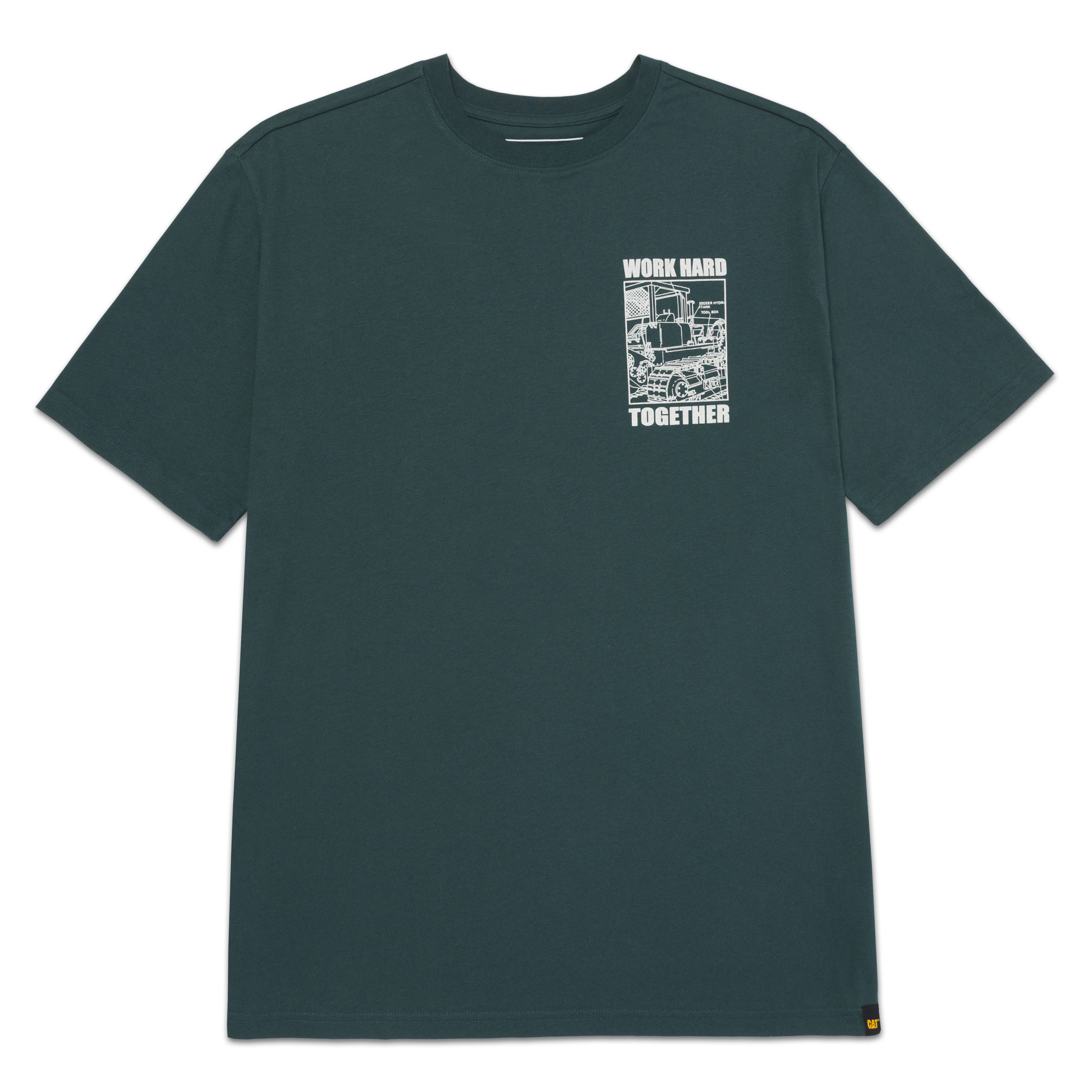 CAT-Heritage Graphic Tee For Men