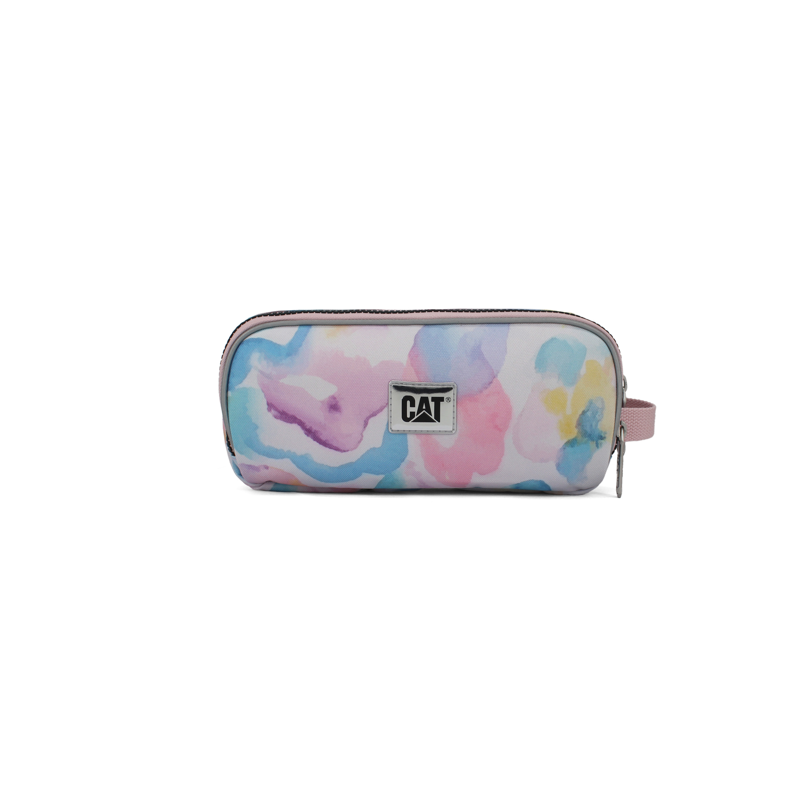CAT- Pencil Case,Pencil Case,1.5L,Watercolor Floral/Pale Lilac Color,100% Polyester
