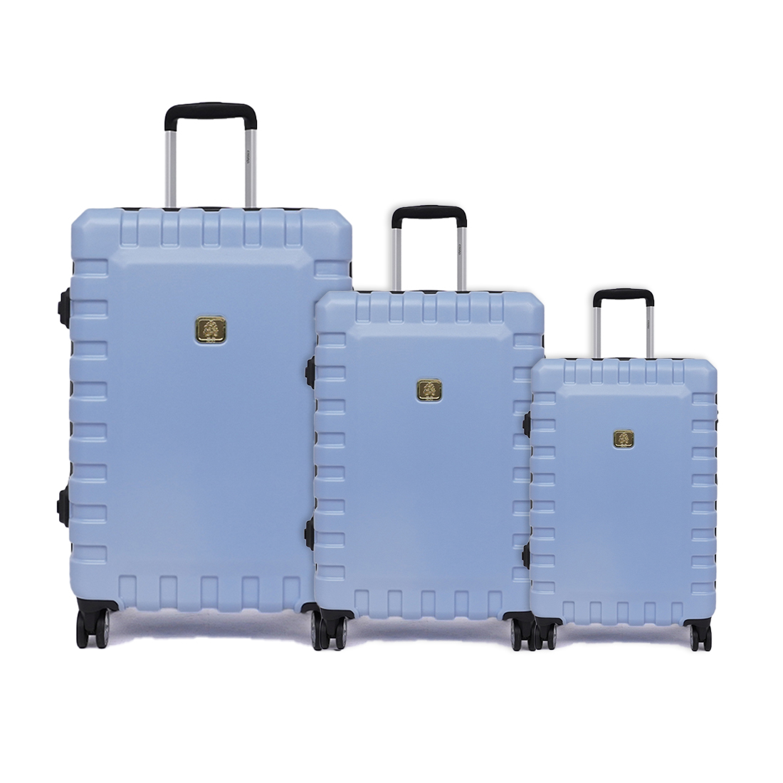 Cedro Luggage Set 3 Pcs -With built-in digital scale  Abs+Pc Brush Finish