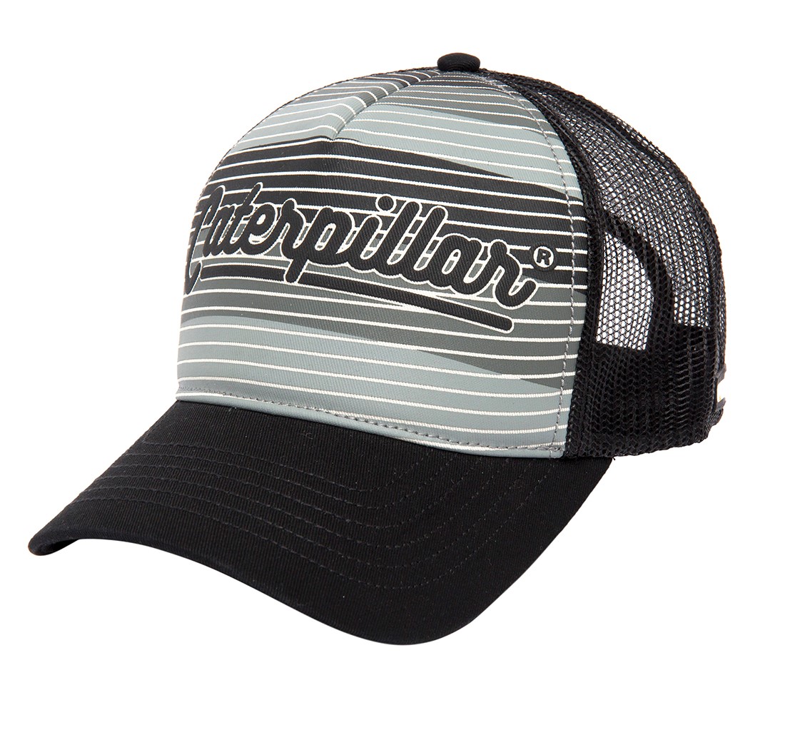 Cat-Caterpillar Script Puff P Cap For Men