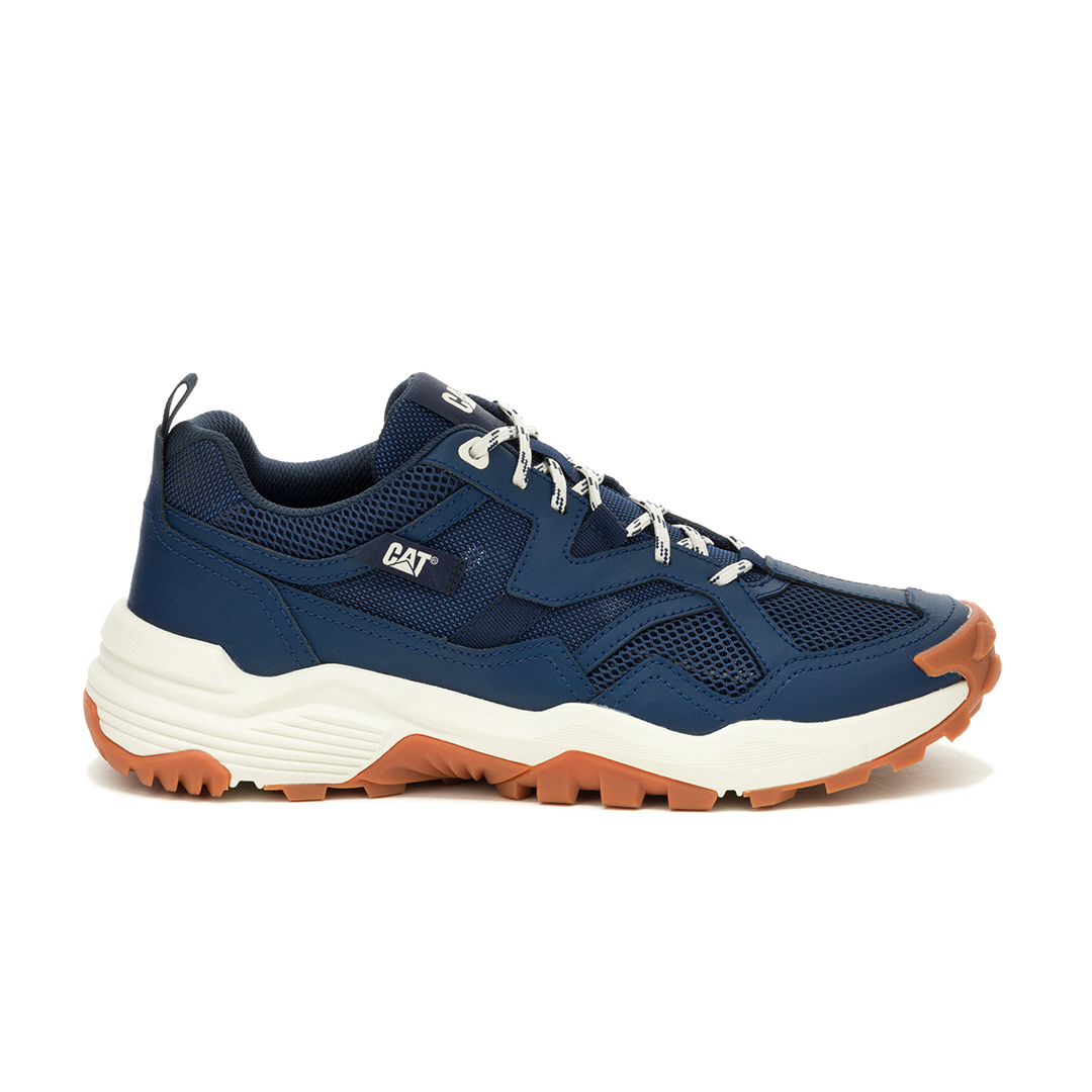 CAT-Grapple Leather Mesh Lightweight For Mens In Blue