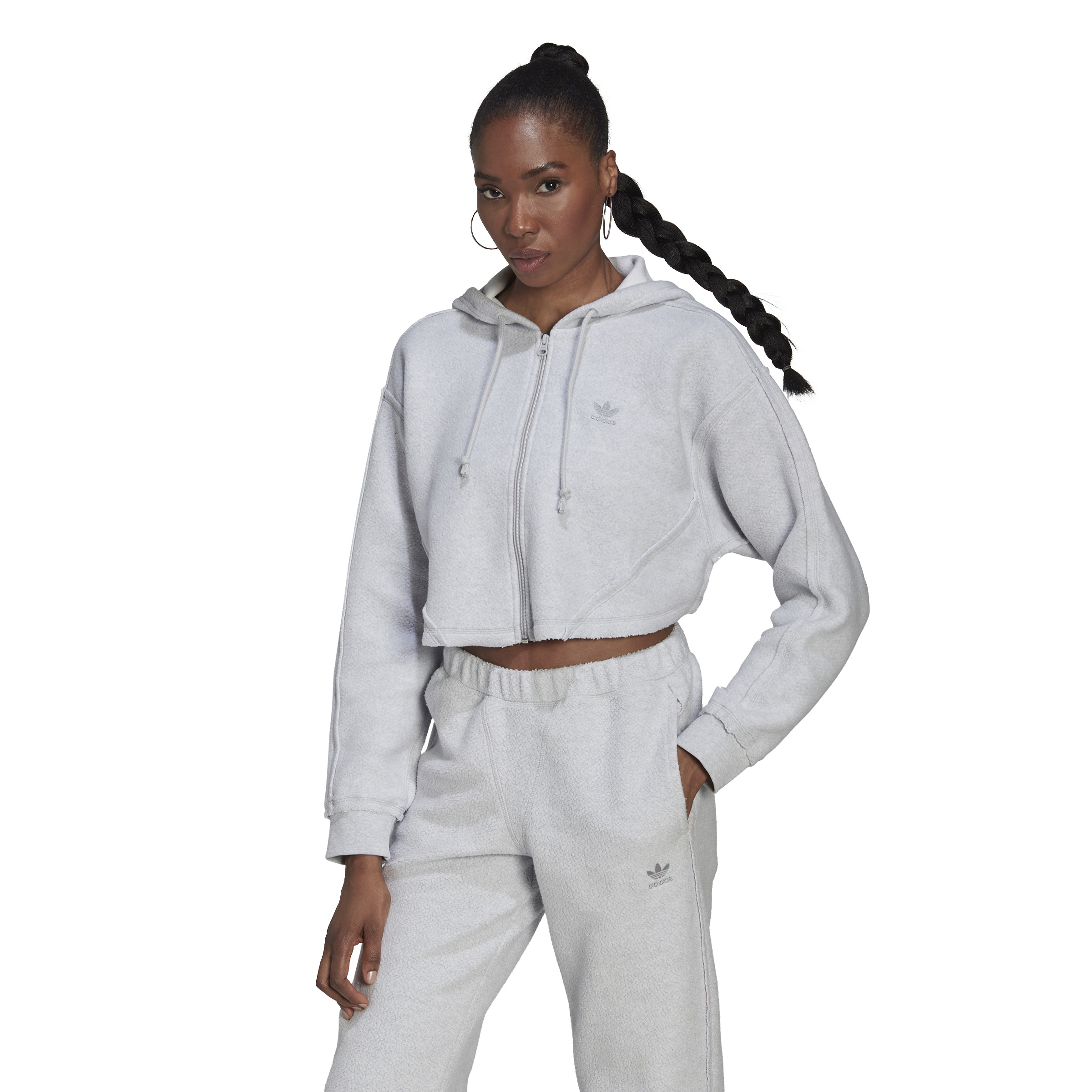 Adidas-Full Zip Hoodie For Women