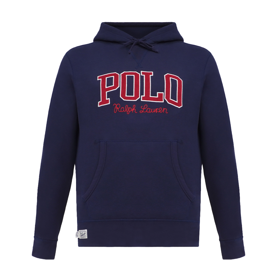 Ralph Lauren men's embroidered name drawstring hoodie sweatshirt