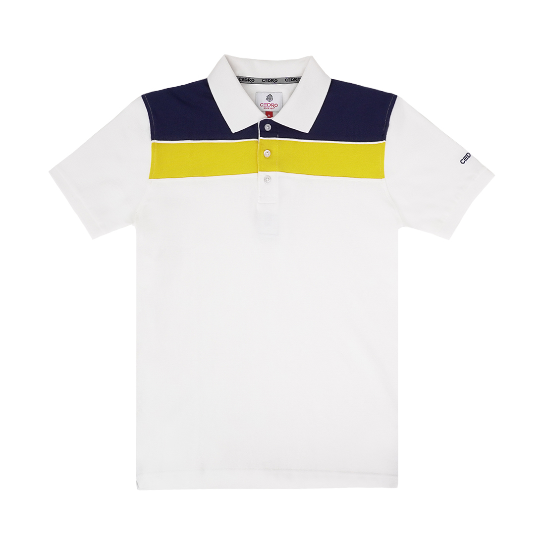 بولو شيرت بياقة دائرية عالية للرجال ماركة سيدرو