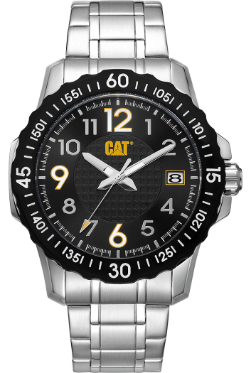 Cat-Downforce Stainless Steel Black Men'S Watch