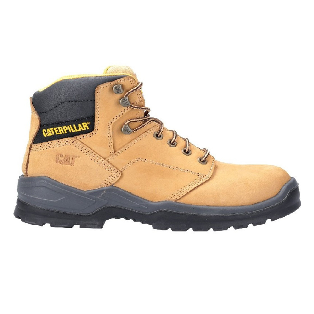 Caterpillar-Striver 6'' Honey Nubuck Leather | nail puncture resistance | S3 Fuel Oil resistant outsole SRC For Men's Steel Toe Boot