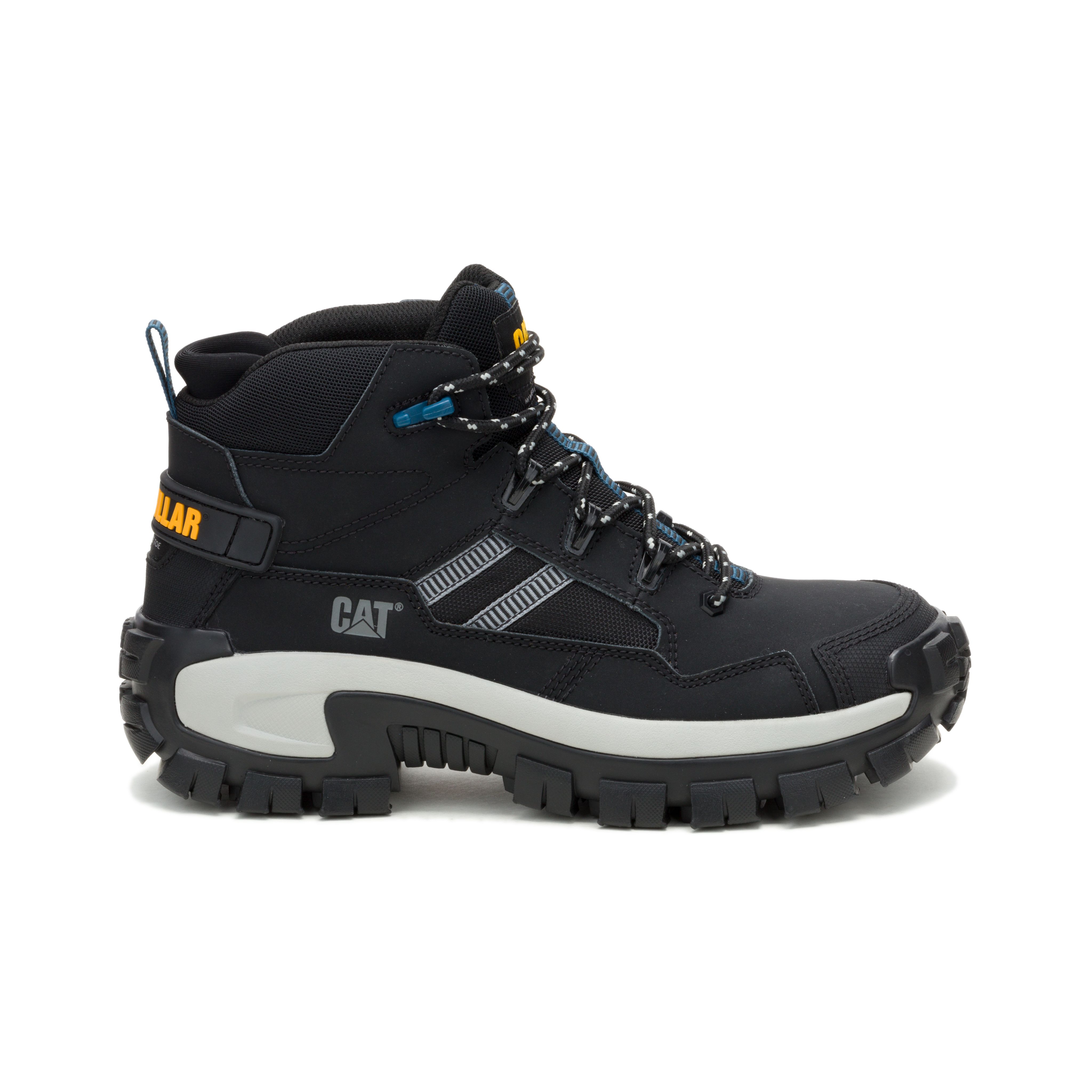 CAT- Invader Mid Vent CT Men’s Safety Boot – Black | Composite Toe, Slip Resistant, Lightweight EVA Midsole