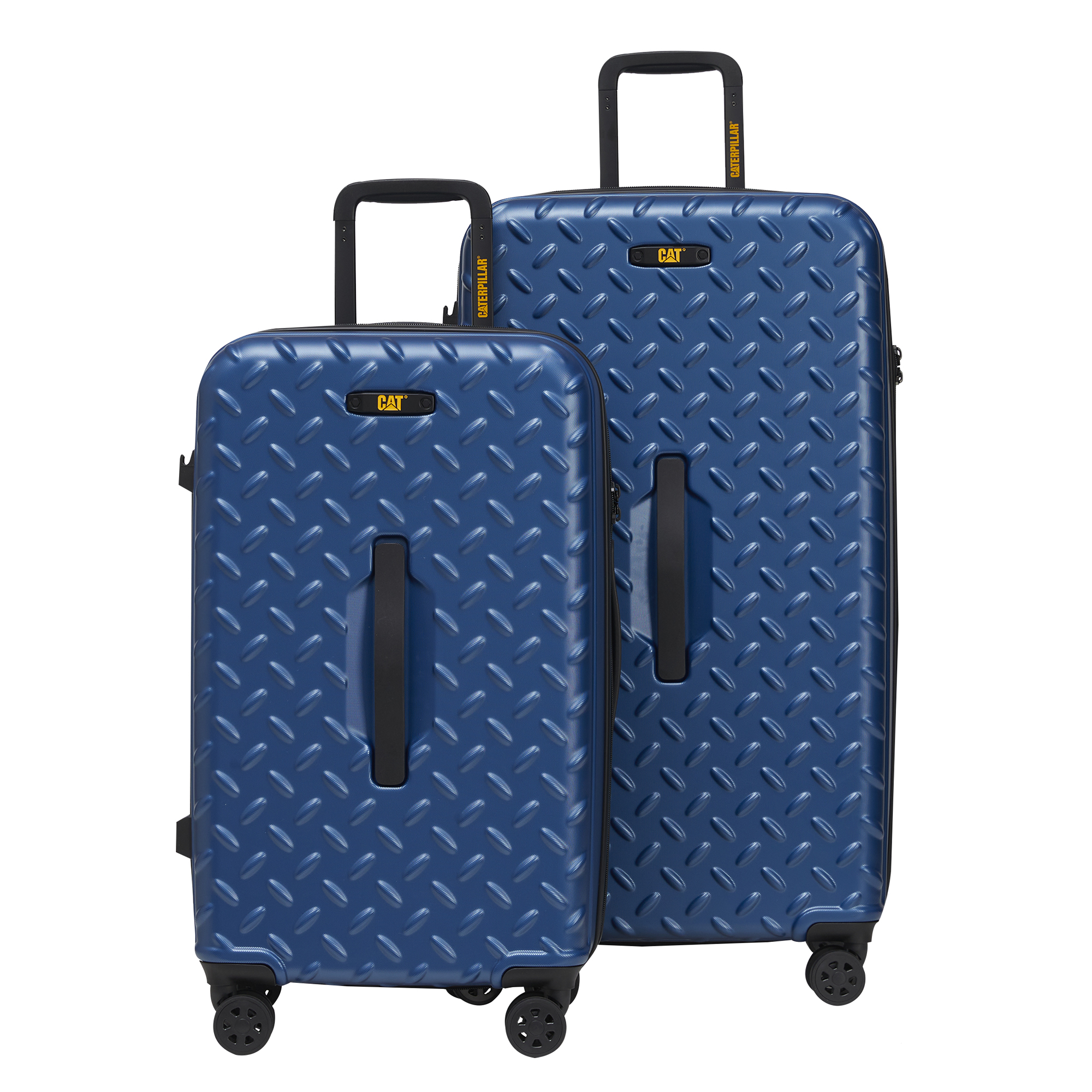 CAT- Industrial Plate Trunk 2 pcs set,Size 26,30' SEA BLUE COLOR Trunk trolley, ABS + PC