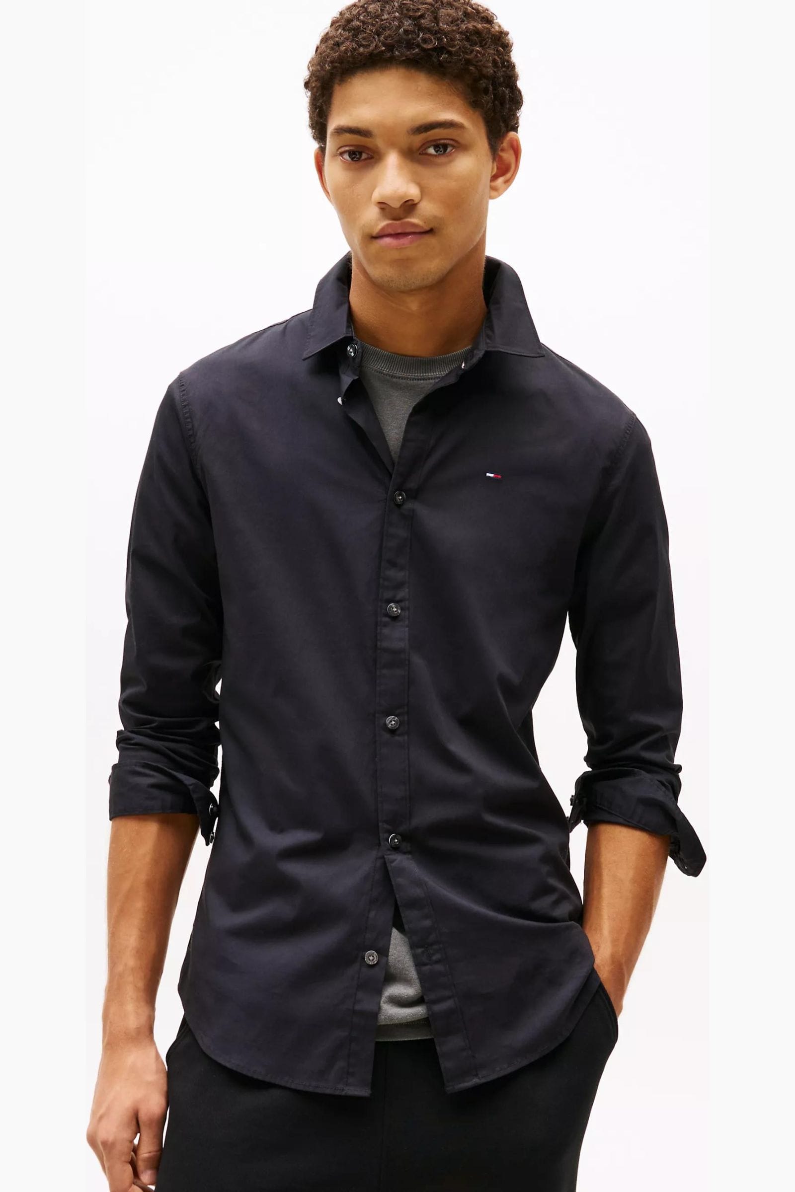 TOMMY JEANS-TJM ORIGINAL STRETCH SHIRT