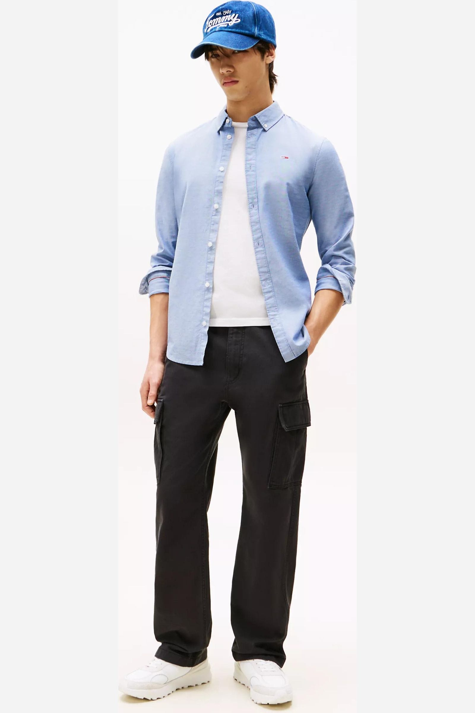 THF-SLIM STRETCH OXFORD SHIRT