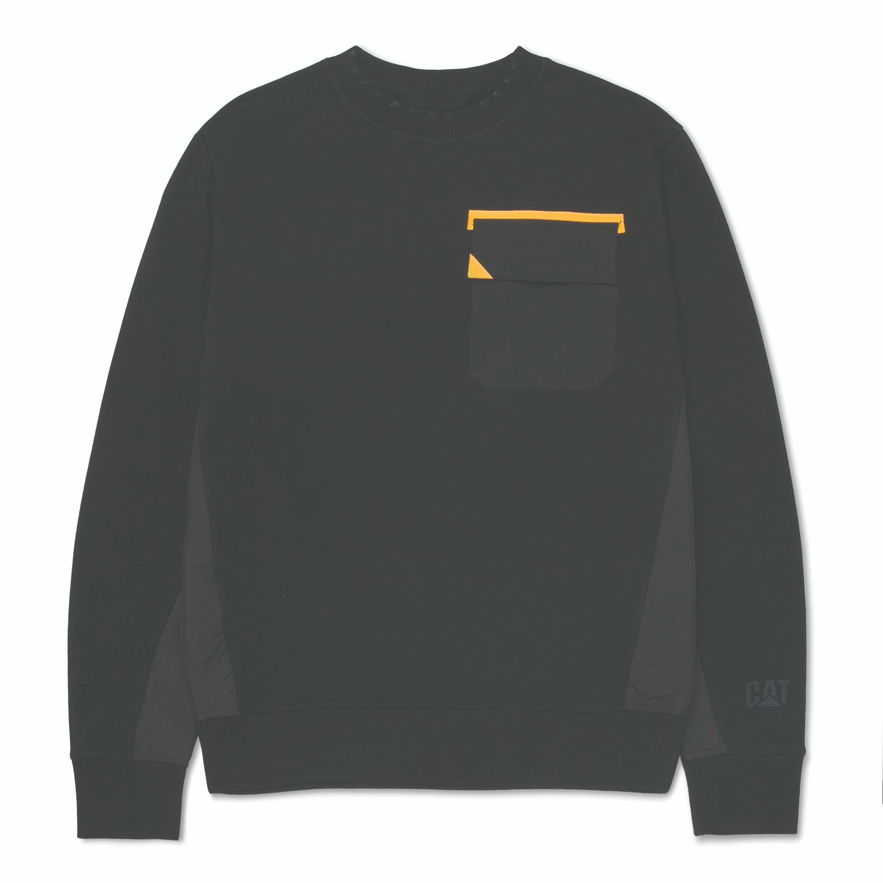 Cat-Cat Id Crewneck Sweatshirt Pitch Black For Men