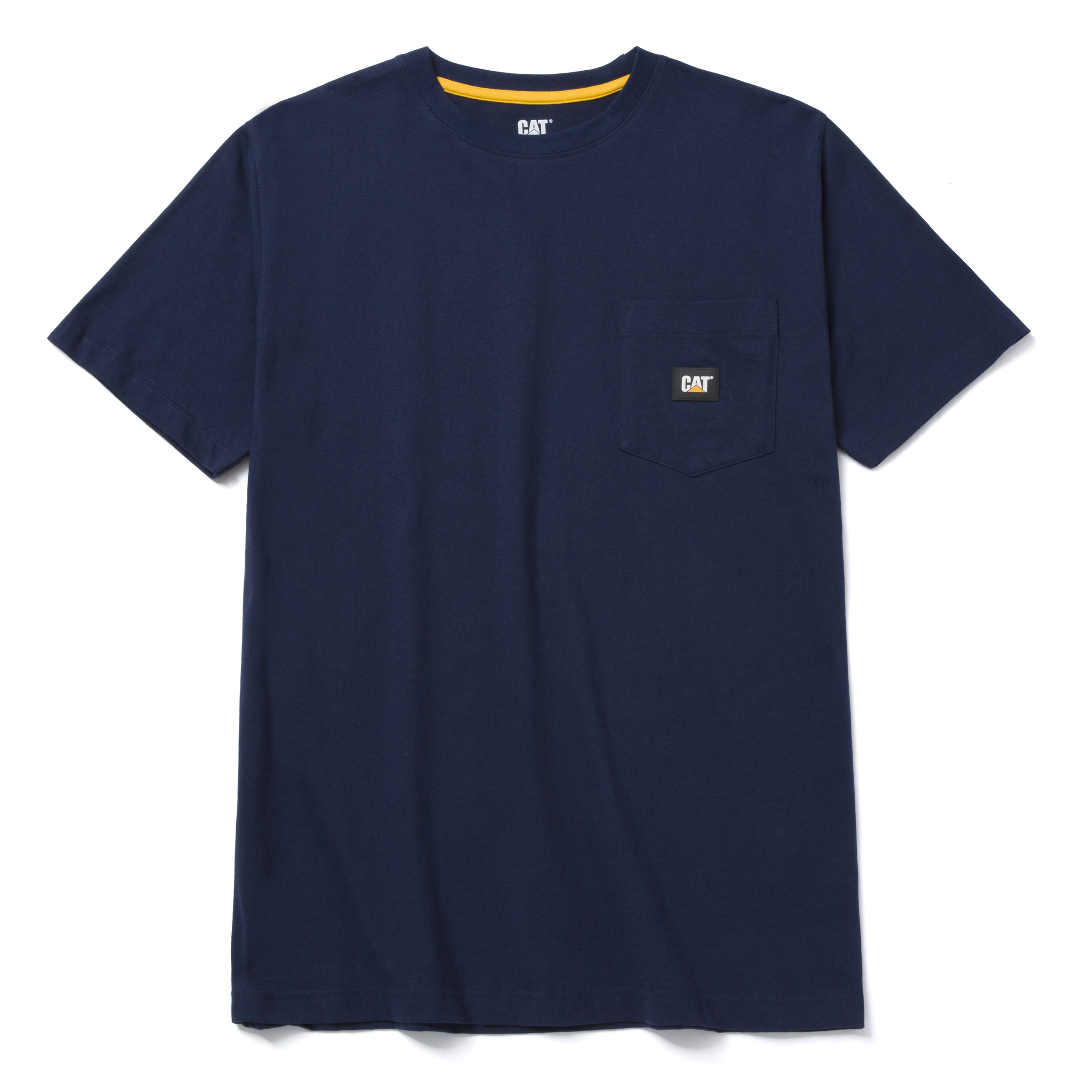 CAT-Label Pocket Short Sleeve T-Shirt  For Men