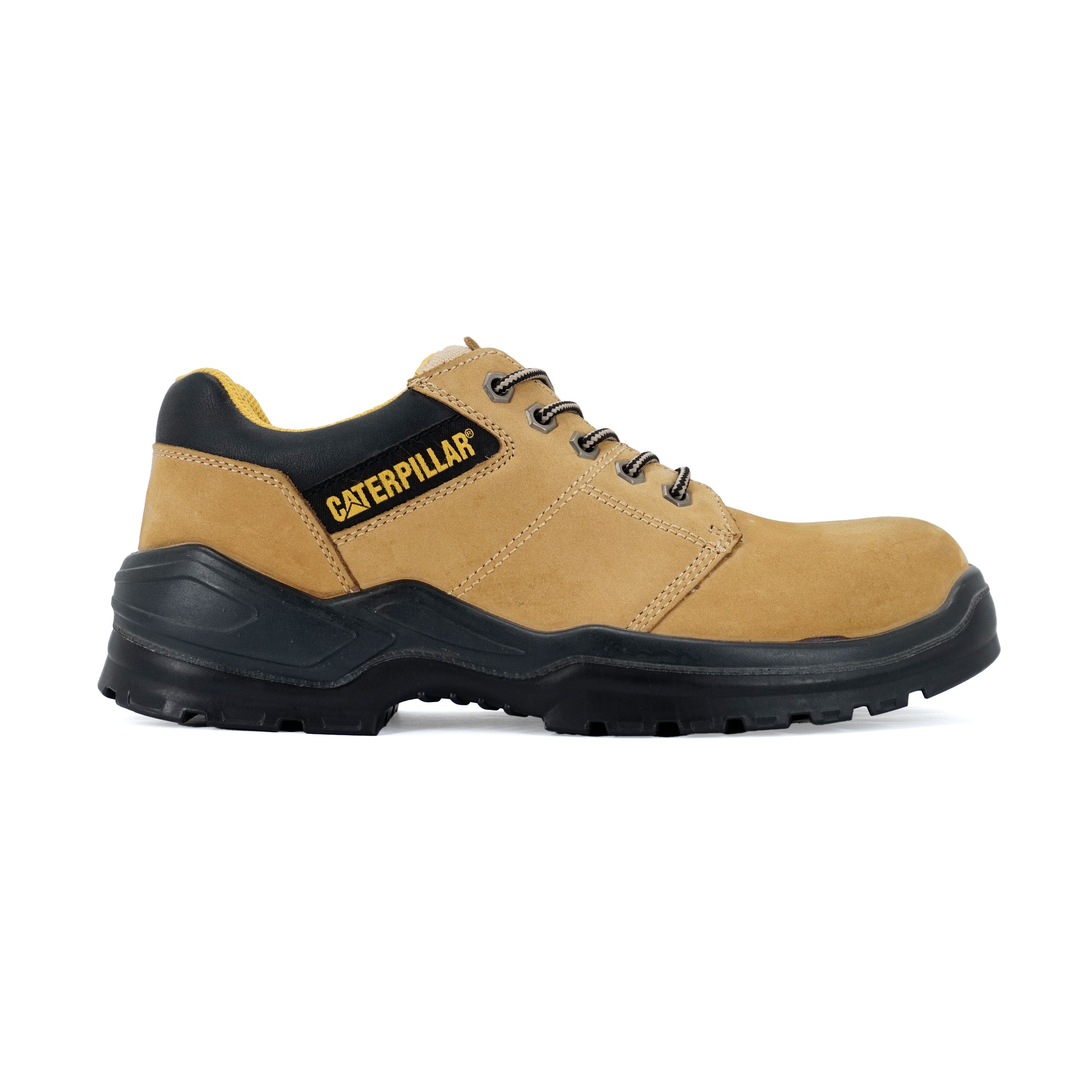 CAT- Striver LO ST S3 SRC Men’s Safety Shoe – Honey|Steel Toe, Water Resistant, Puncture Resistant, Dual‑Density PU Outsole