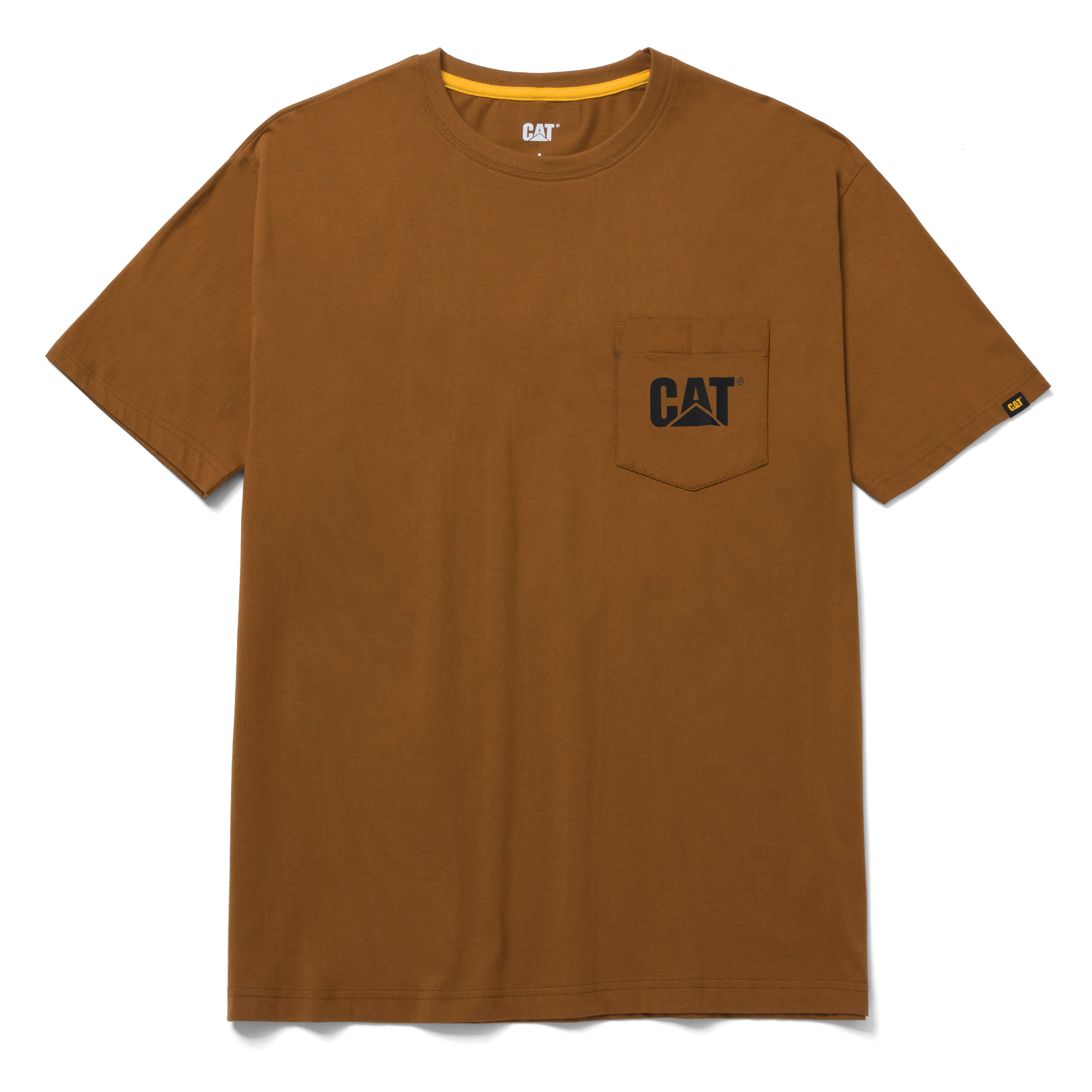 CAT-Logo Pocket T-Shirt For Men