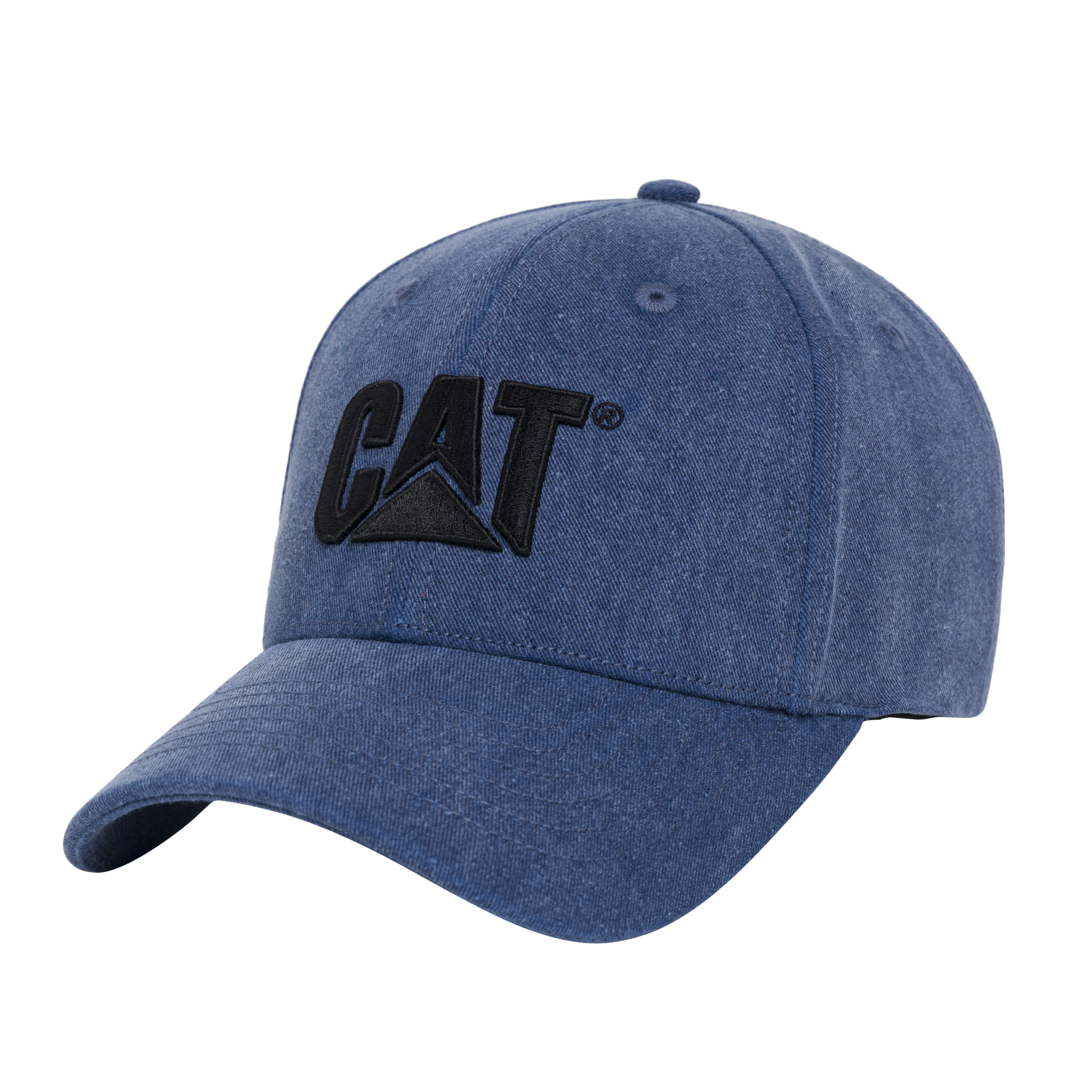 Caterpillar Men'S Pigment Dyed Cat Logo Cap Blue Color