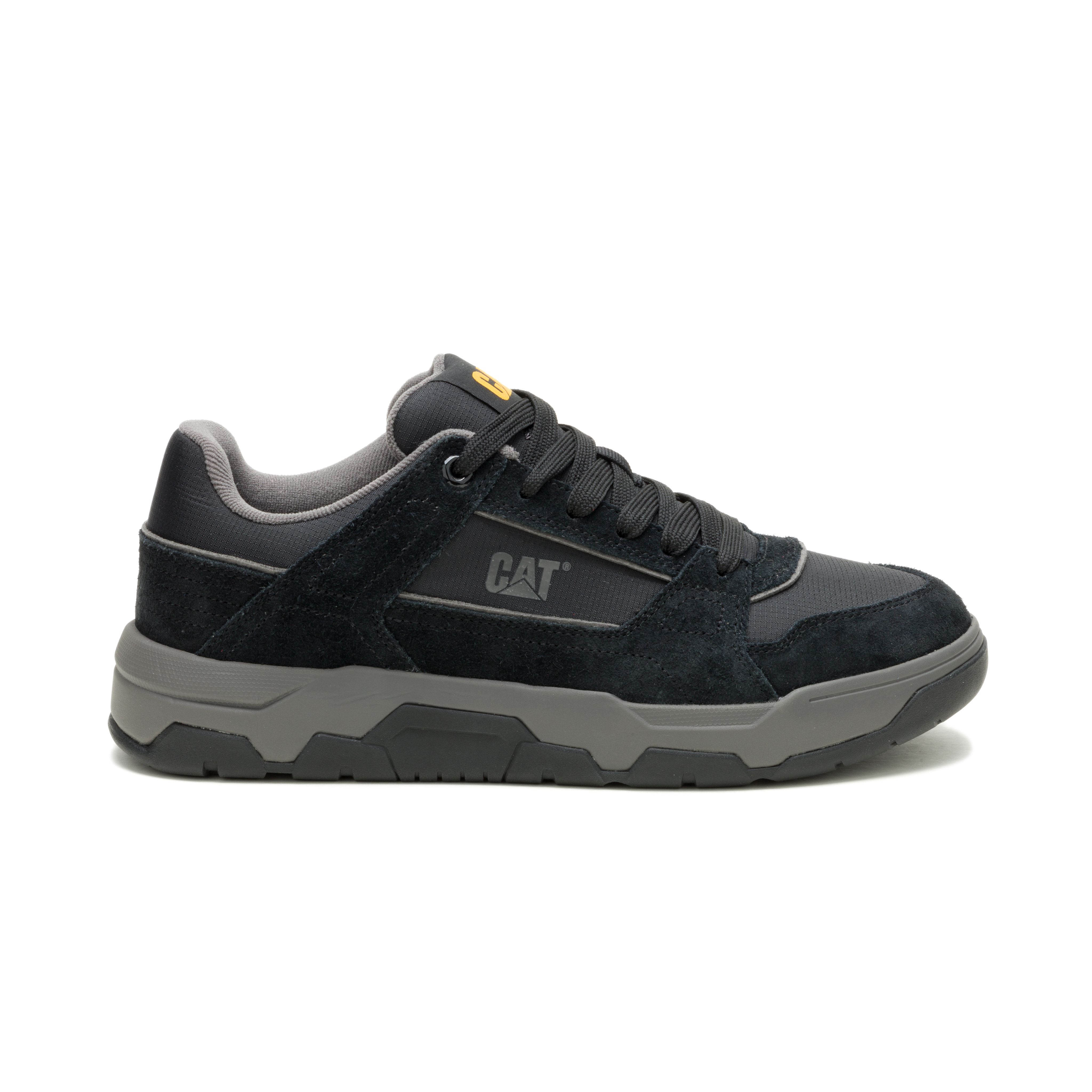 CAT Theorem Black Men’s Sneakers – Mesh & Nylon, Lightweight EVA Comfort