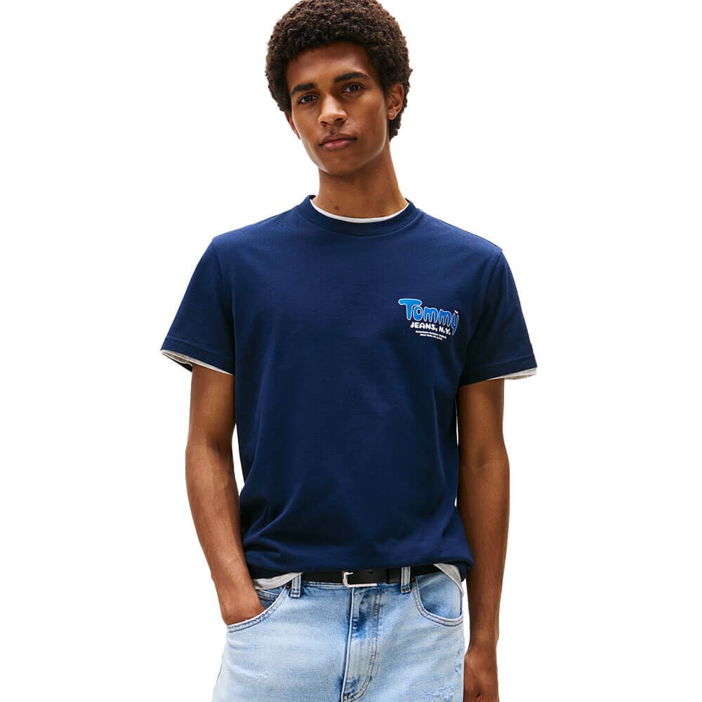Tommy Hilfiger-Slim Fit Font Play T-Shirt