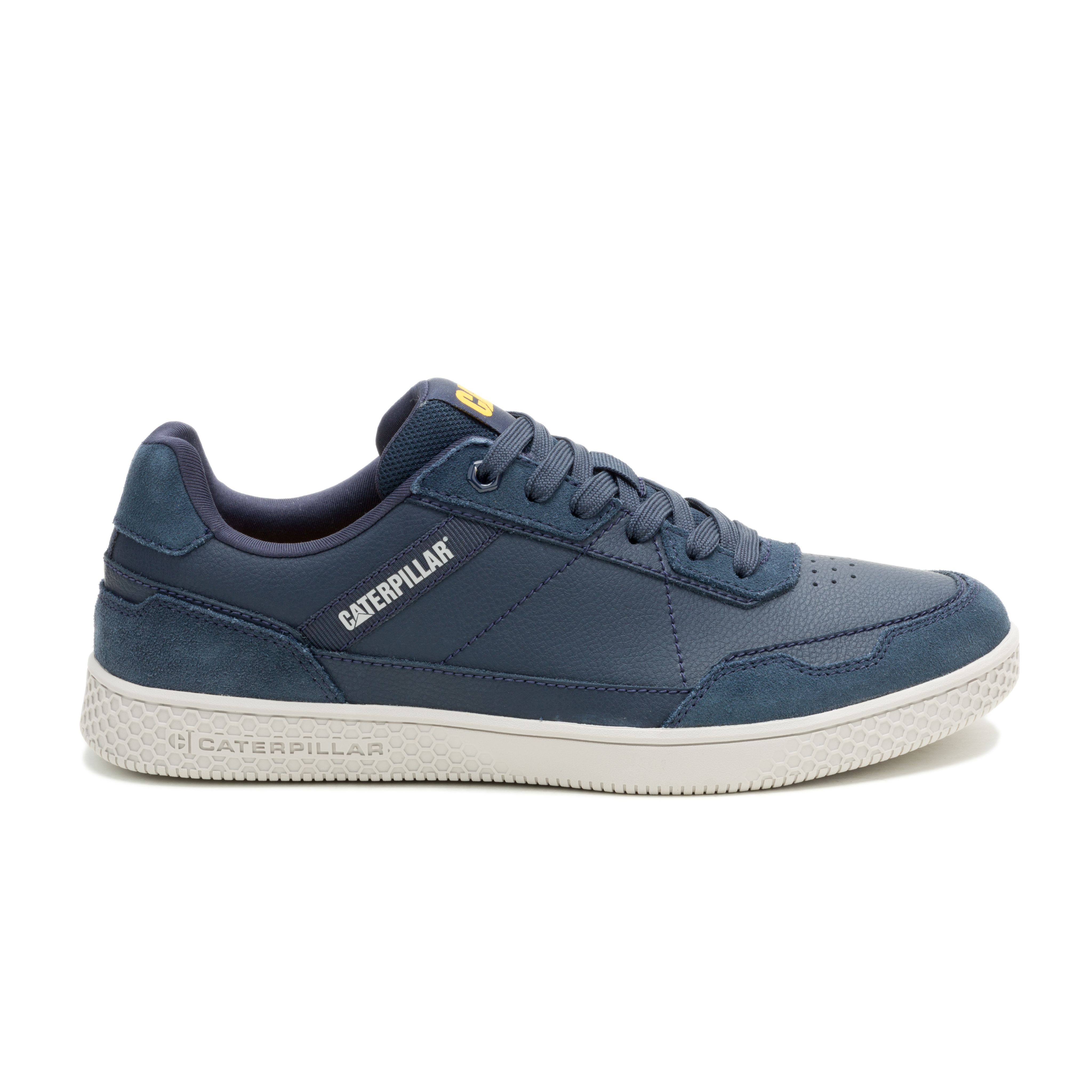 CAT PAUSE RETRO LEATHER Total Eclipse Men’s Sneakers – PU Coated Suede/Cow Suede, EVA Comfort