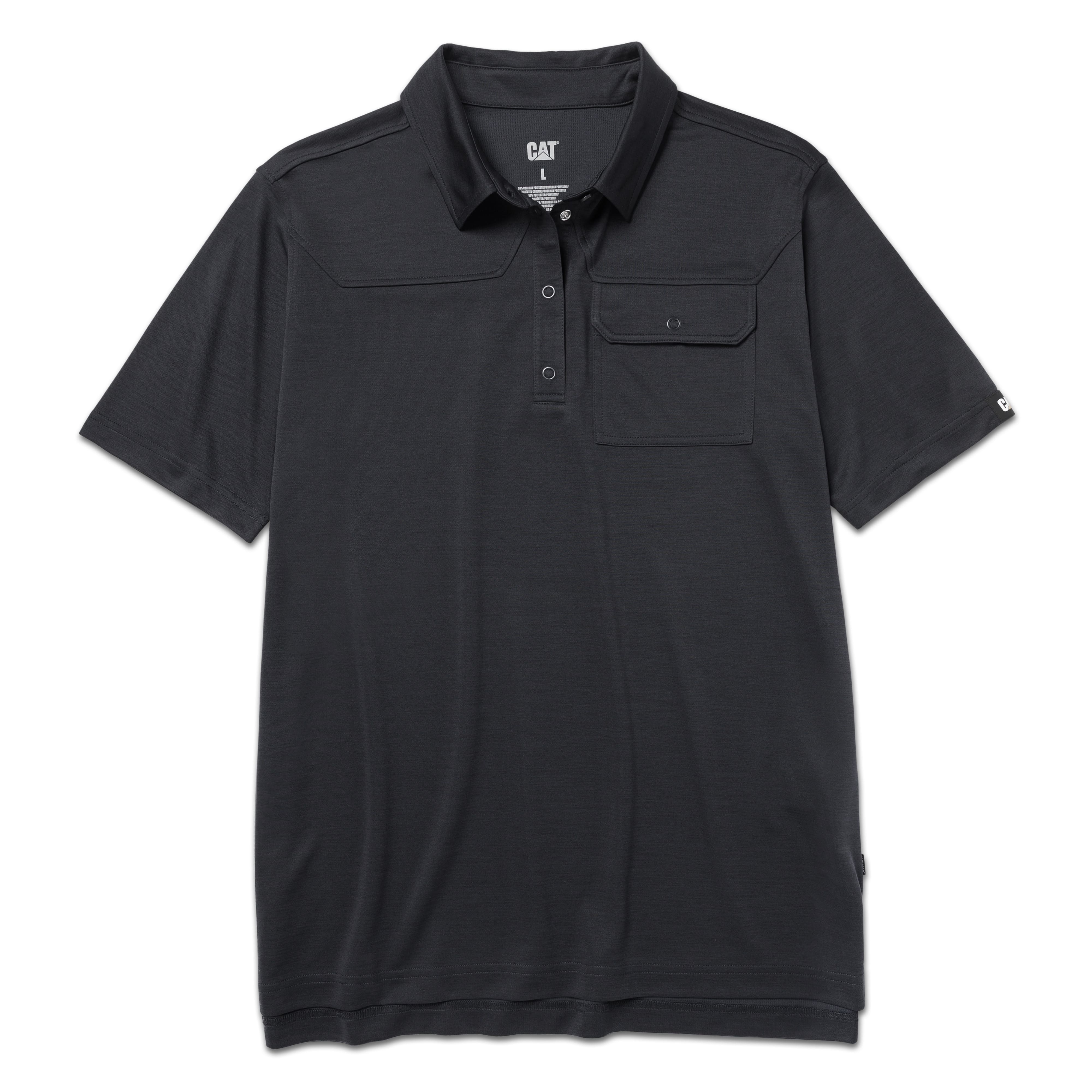 CAT-Cooling Lightweight Pocket Polo T-Shirt For Men