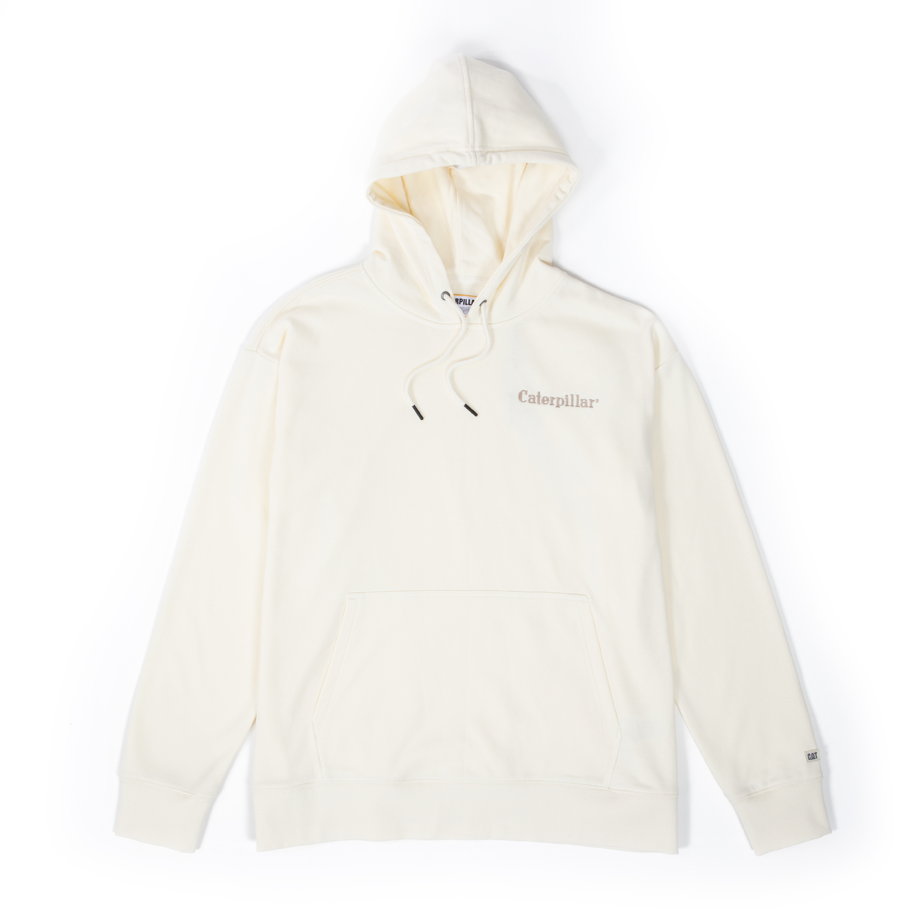 CAT-Relaxed French Terry Hoodi For Men