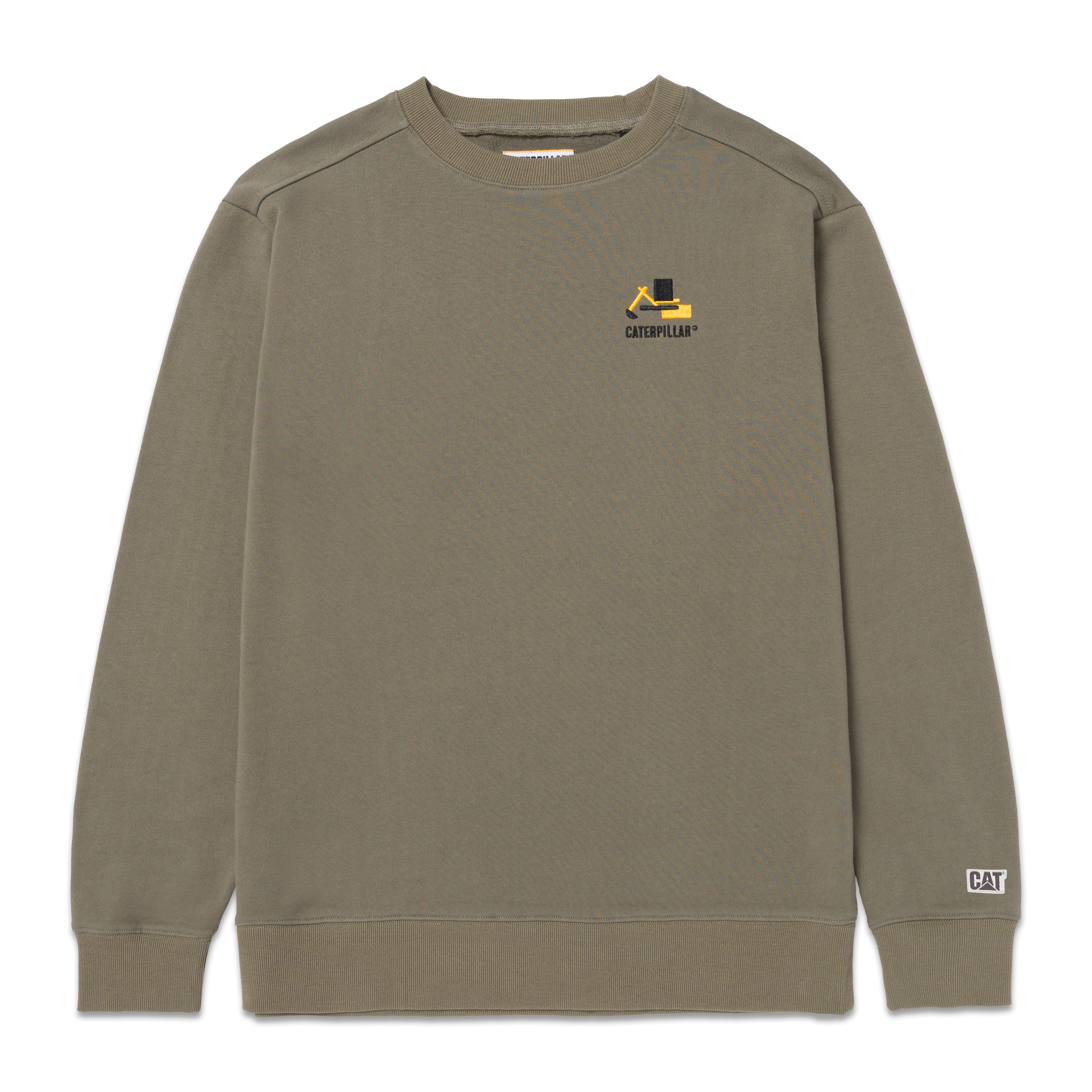 CAT-Graphic French Terry Crewn For Men