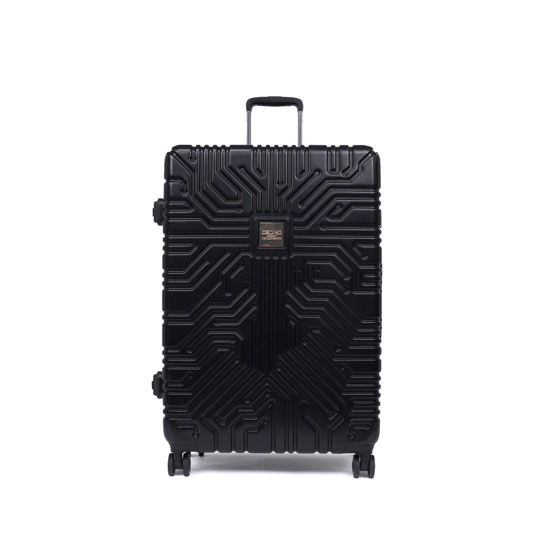 CEDRO LUGGAGE - ABS+PC WEIGHT SCALE, Polycarbonate (PC)+(ABS), PREMIUM QUALITY , VOLUME: 24", HARD SHELL , Spinner Wheel,Medium size