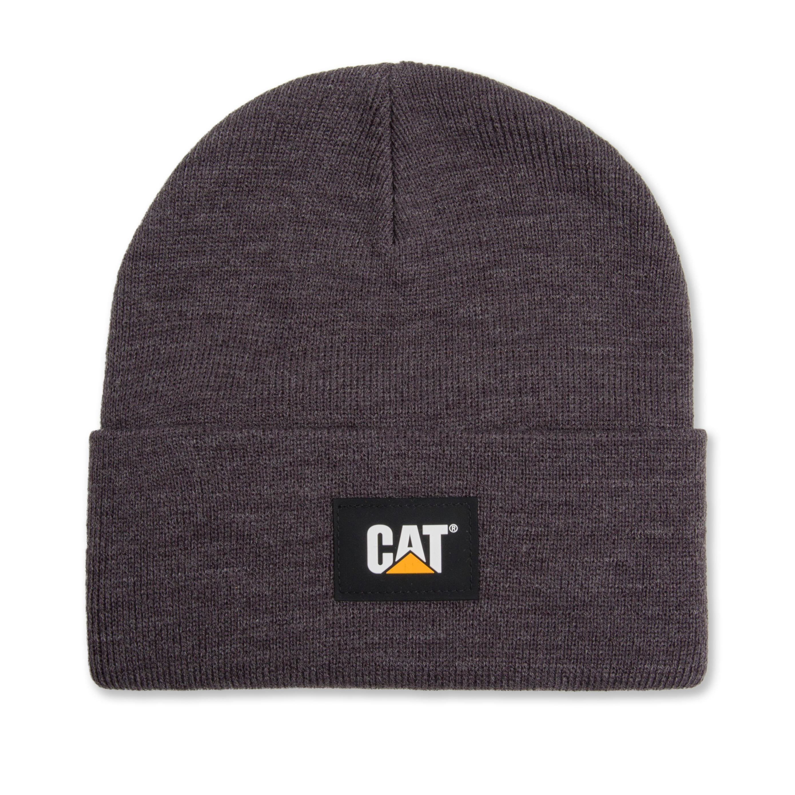 Cat- Label Cuff Beanie Dark Heather Grey For Men