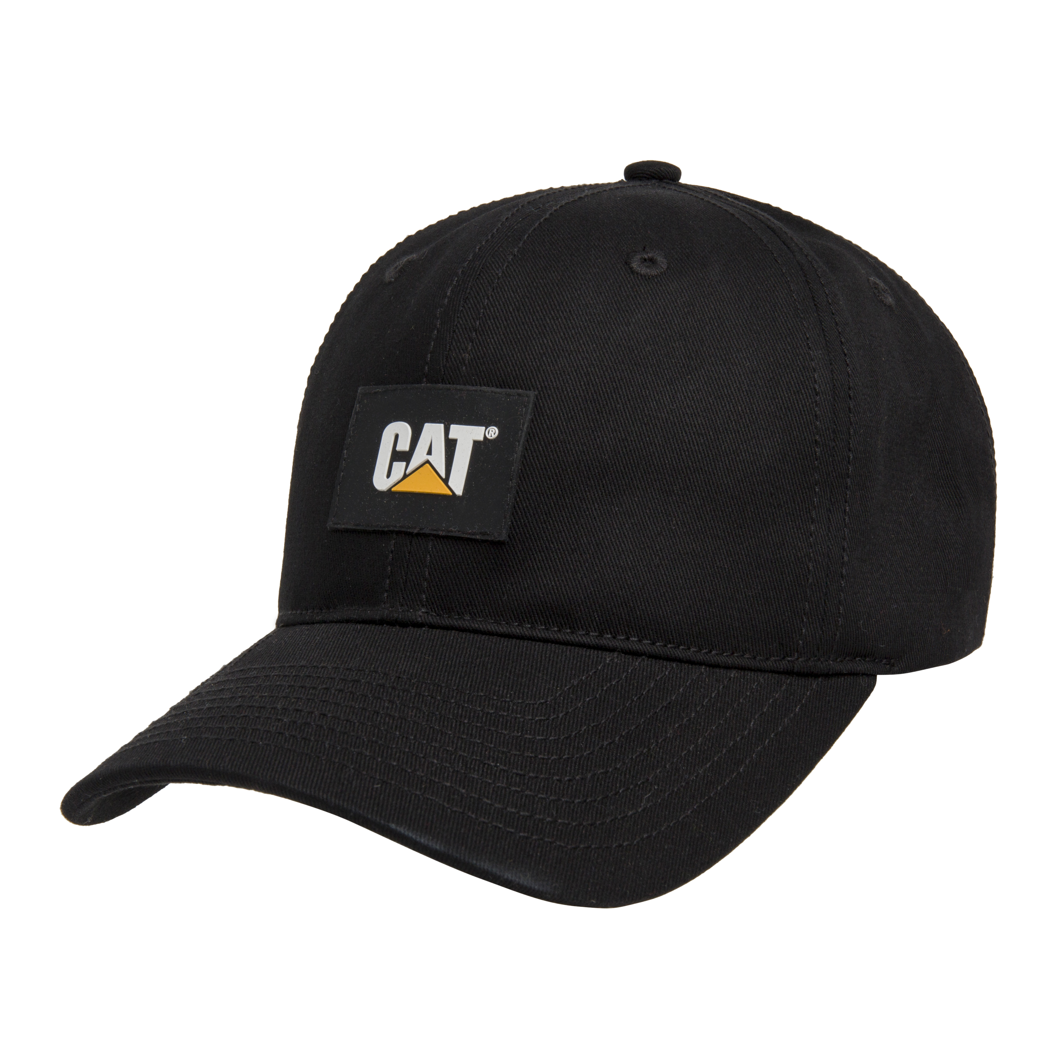 CAT-Logo Label Unstructured Cap For Men