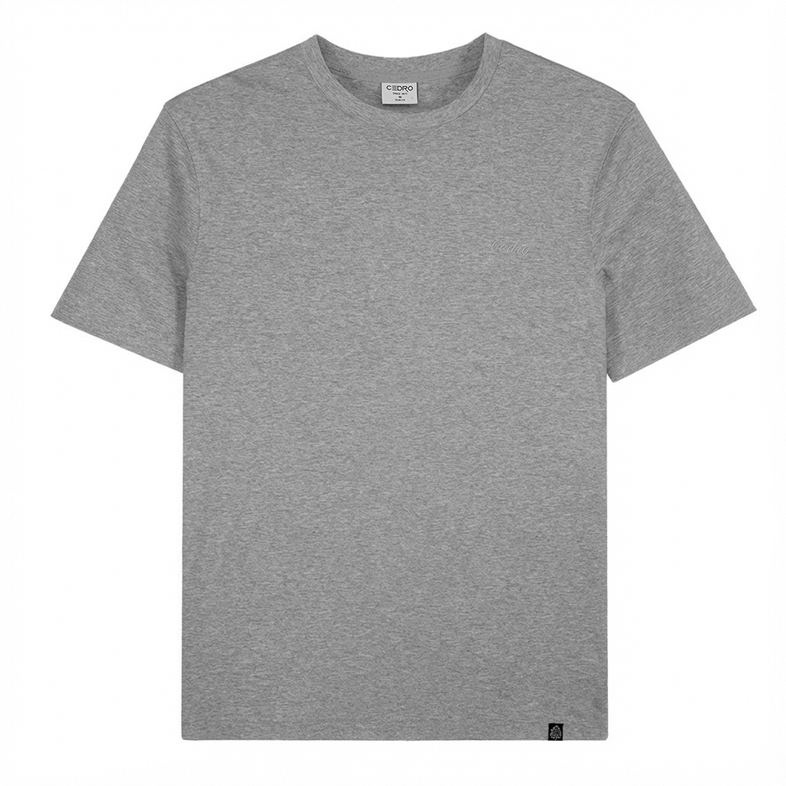CEDRO-Essential Slim Fit Chest Logo Tee