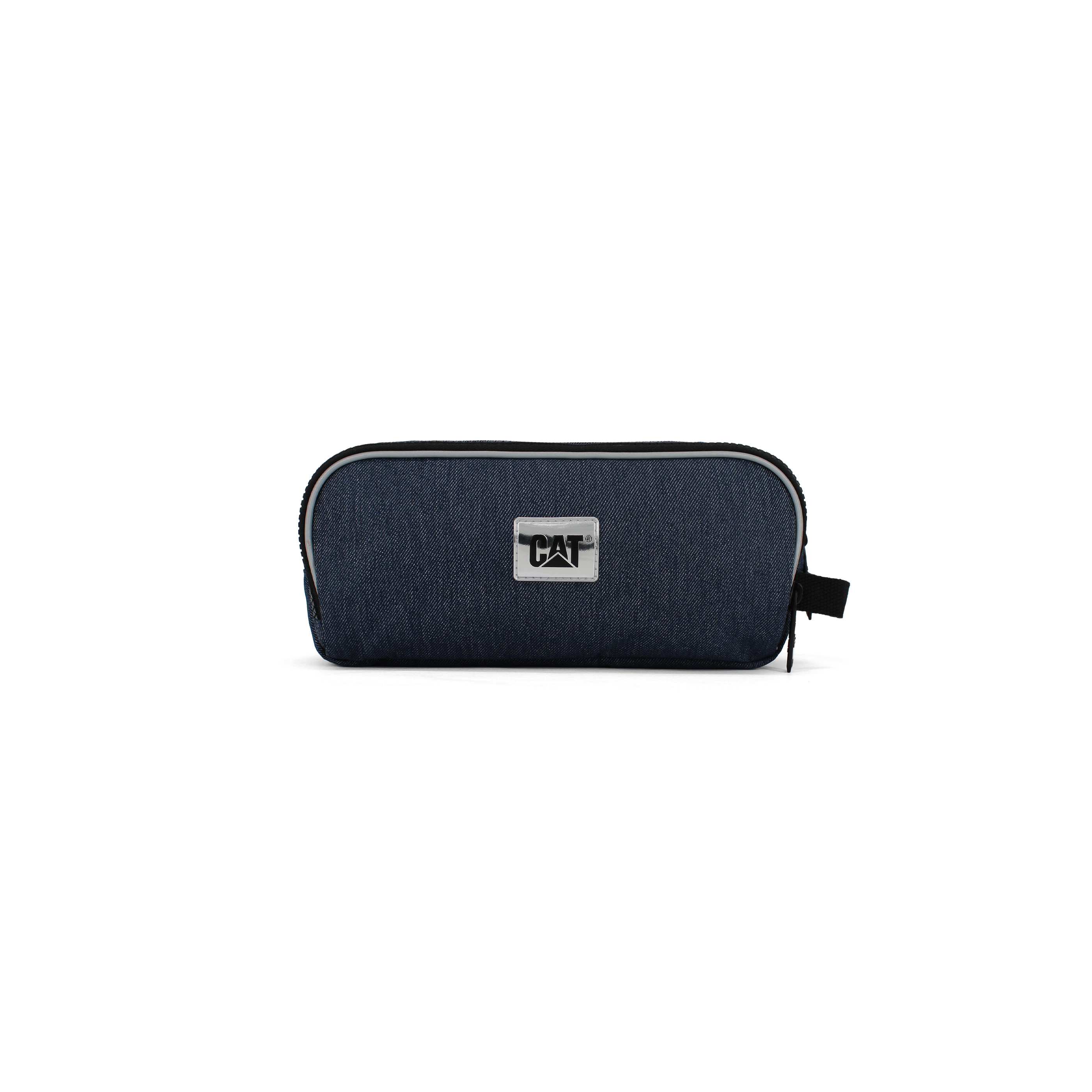 CAT- Pencil Case,Pencil Case,1.5L,Dark Blue Denim Color,100% Polyester