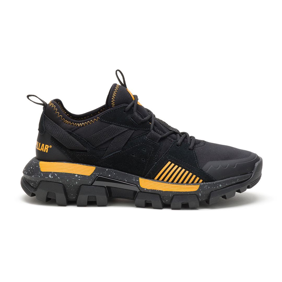 CAT-Raider Sport Mens Casual Black With Yellow For Mens