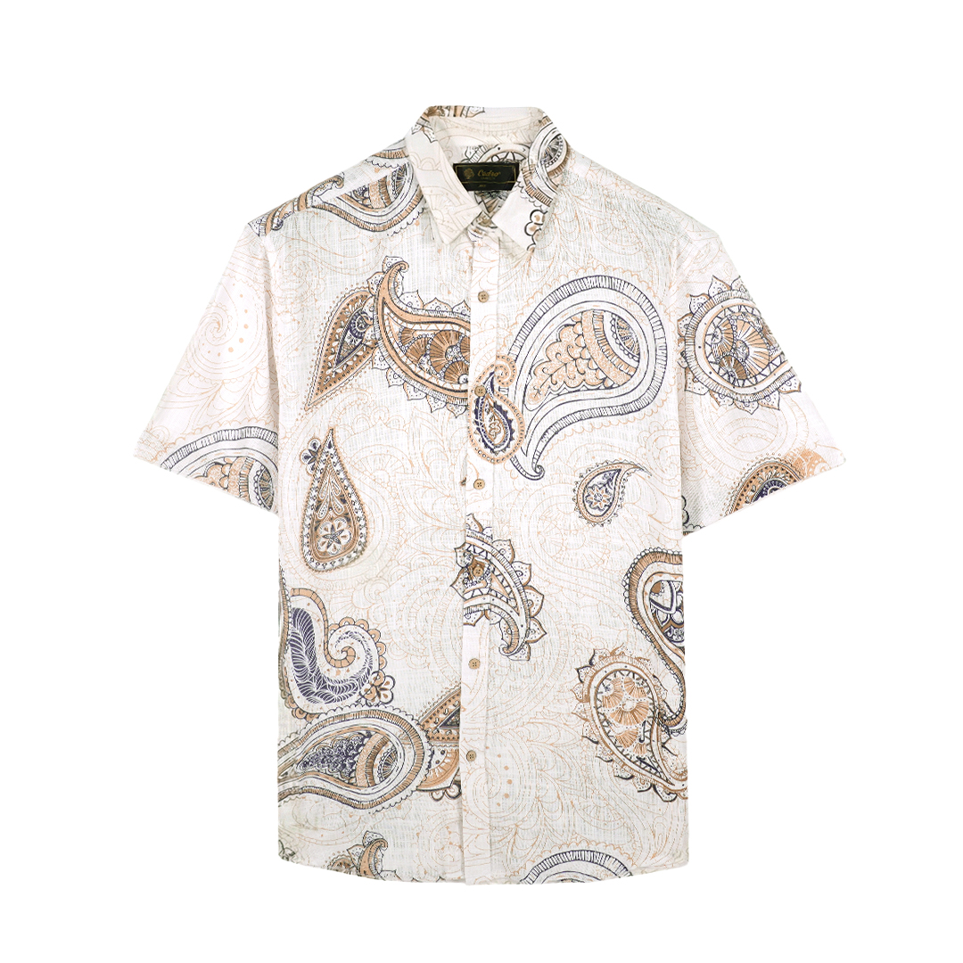 CEDRO--Short Sleeve Printed Shirt