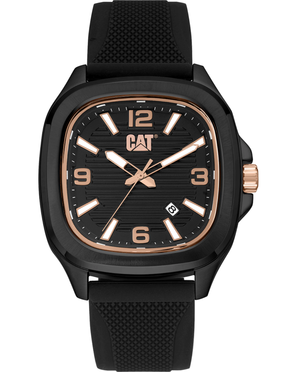 CAT AXIS Black Silicone Analog Men's Watch