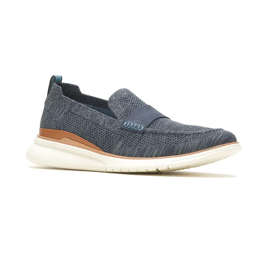 Hush Puppies-Advanced Knit Loafer Shoes Navy Blue For Men