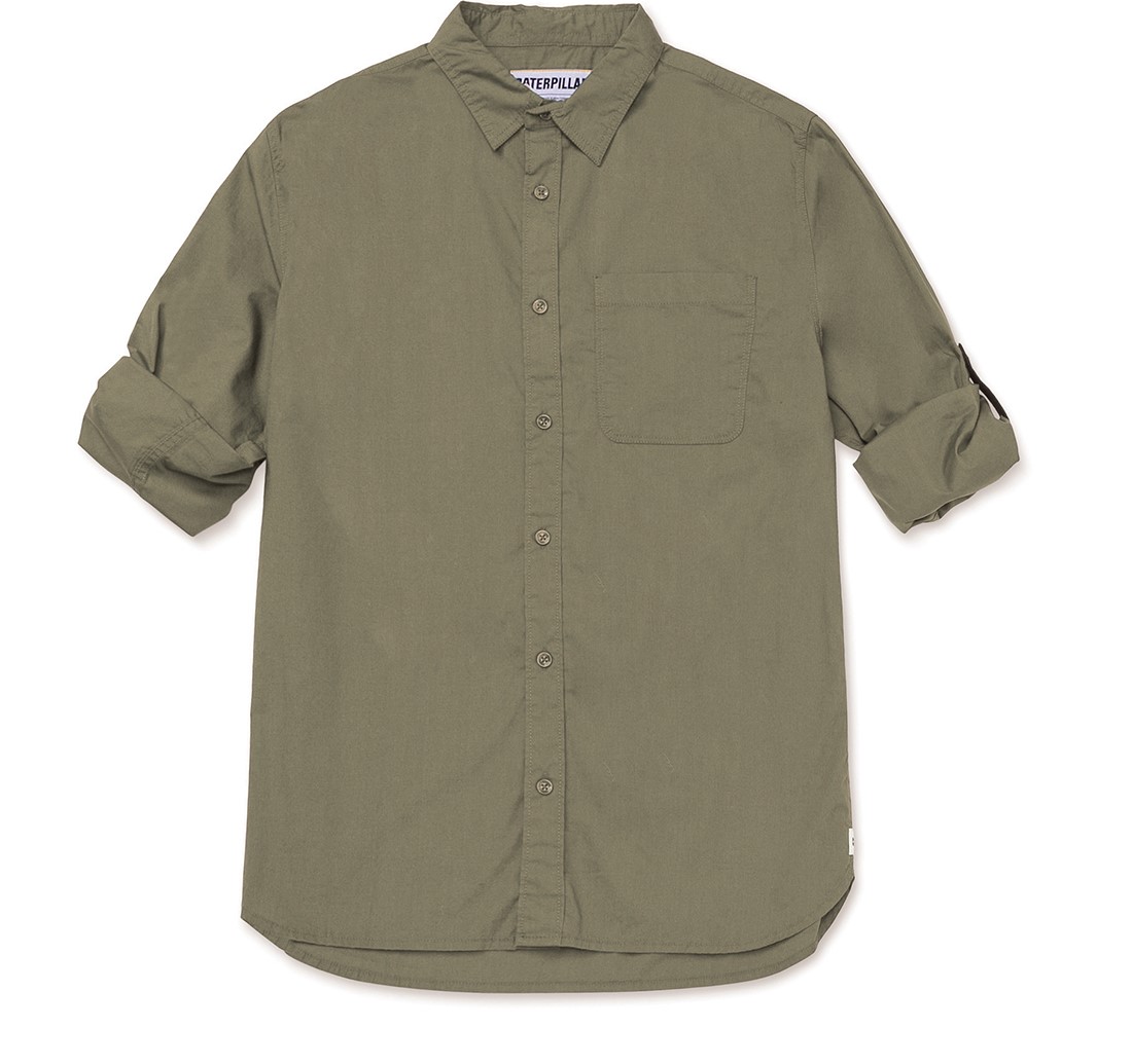 Cat-Foundation Convertible Ls Shirts For Men