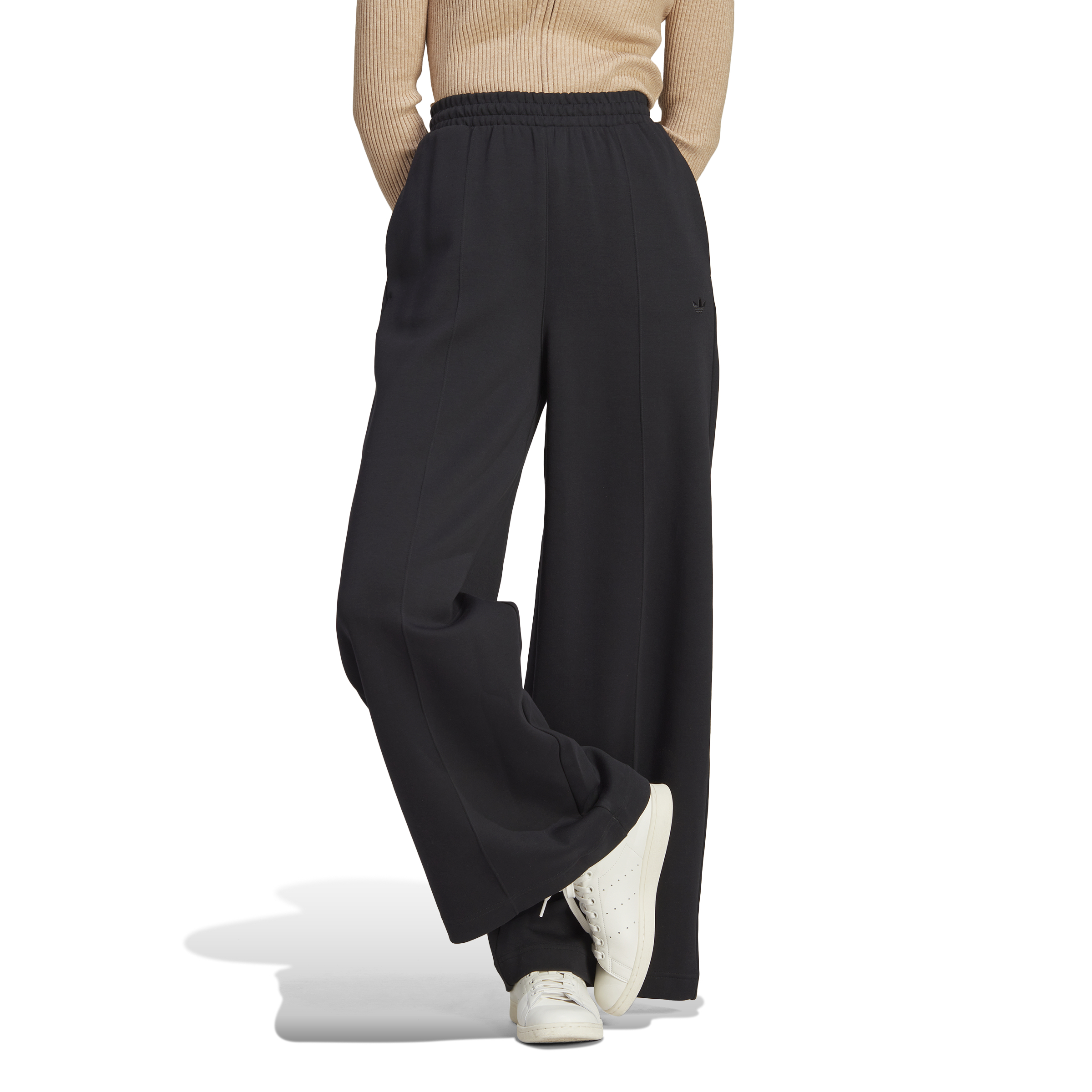 Adidas wideleg pants black for women