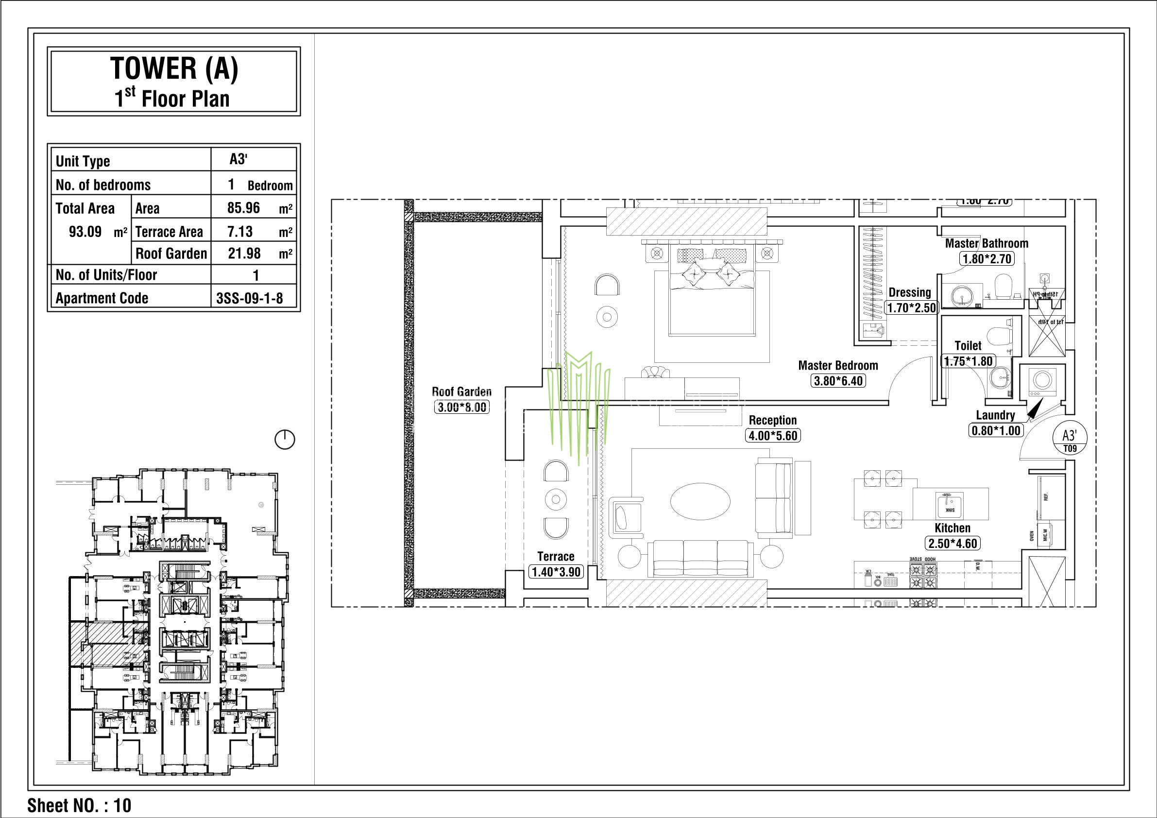 عرض تصميم الوحدة