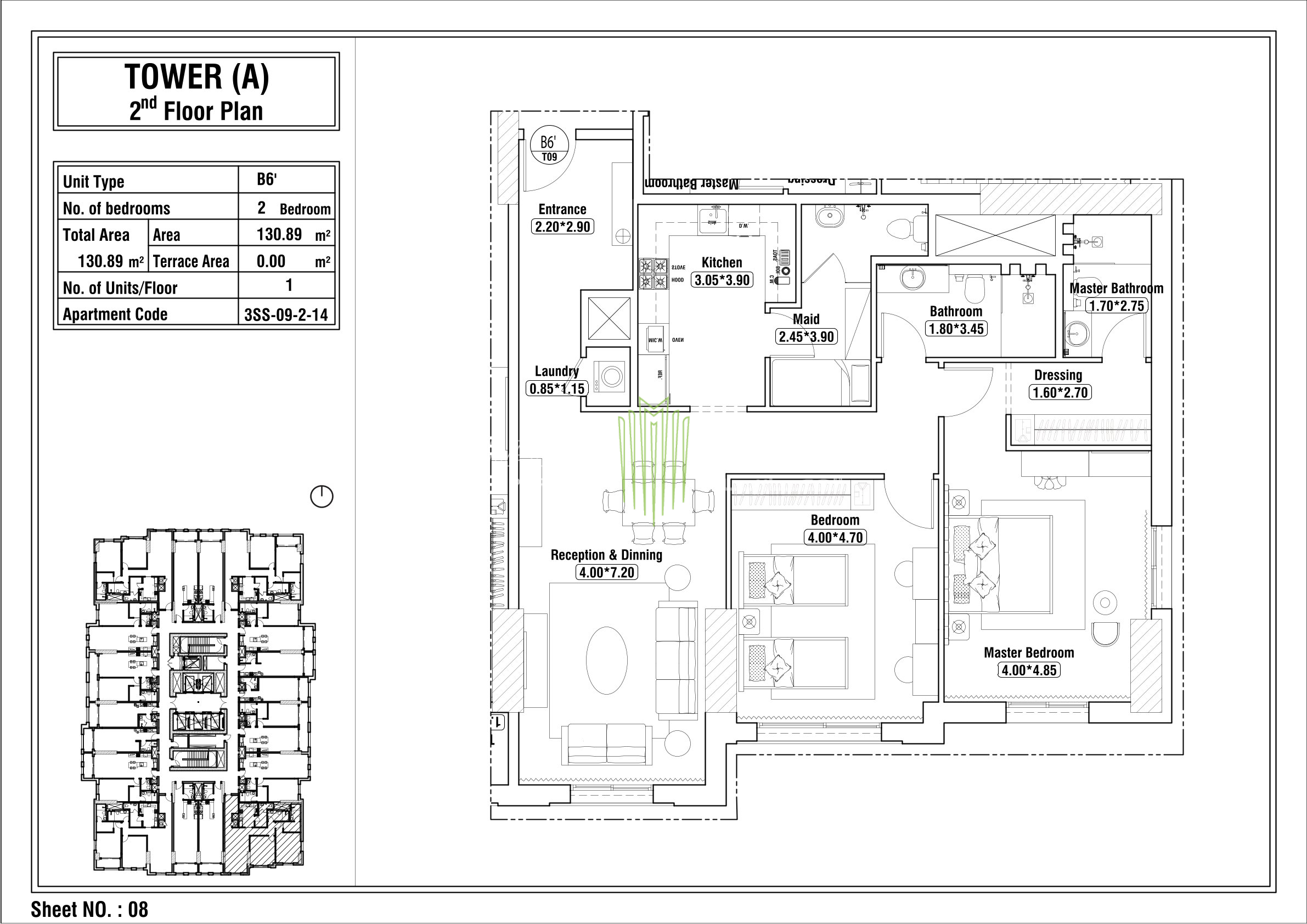 عرض تصميم الوحدة