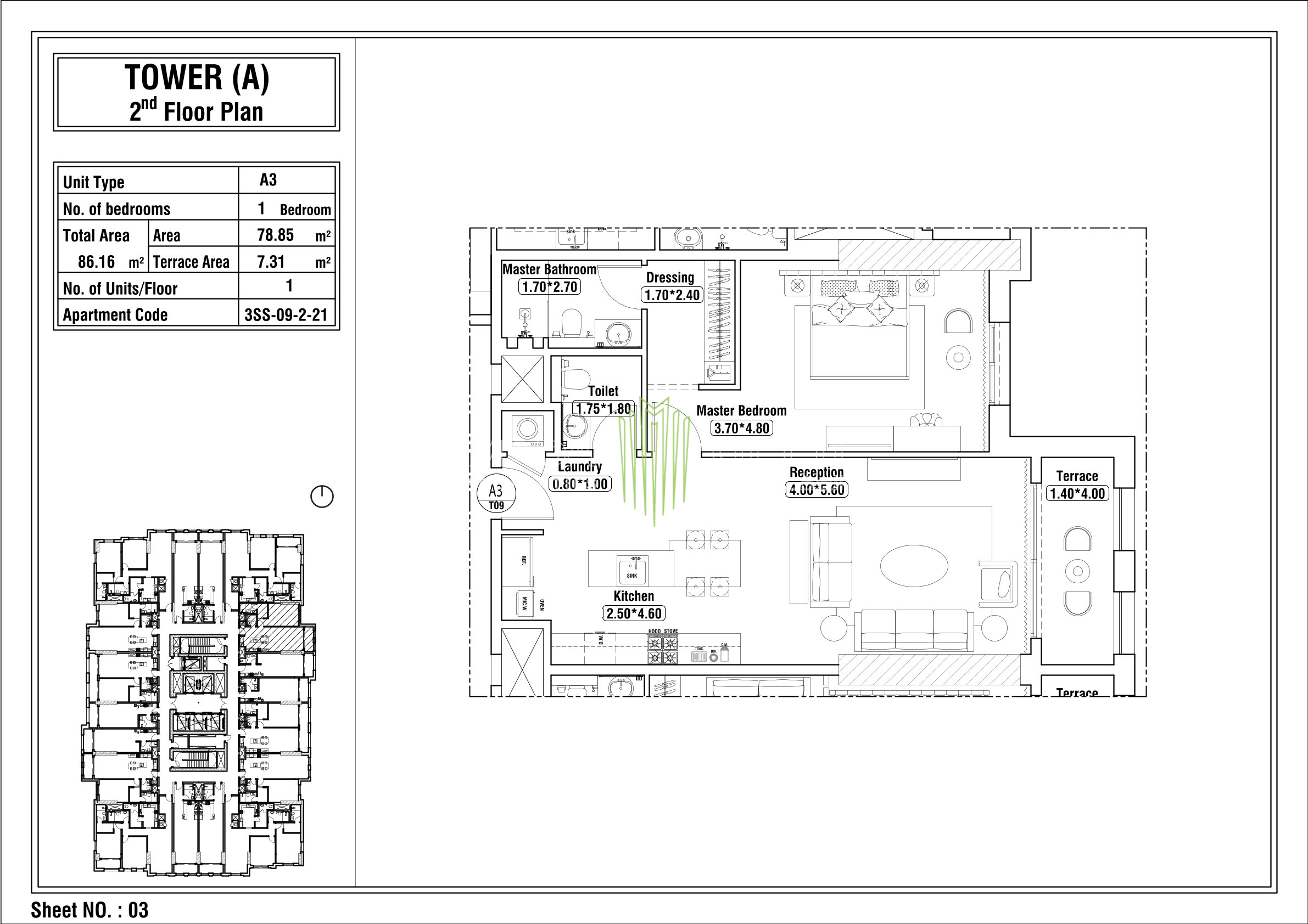 عرض تصميم الوحدة